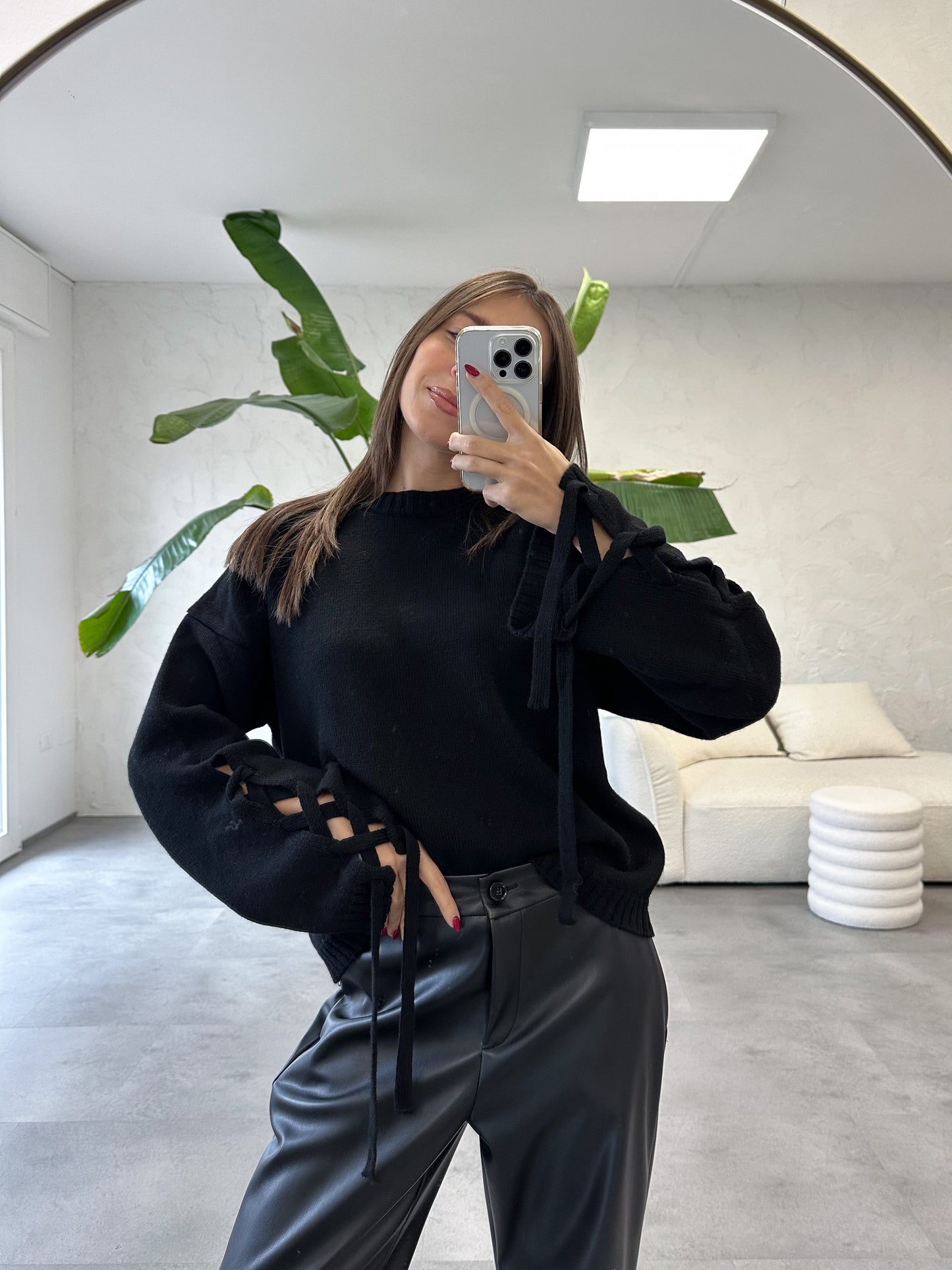 Maglione lacci Vicolo