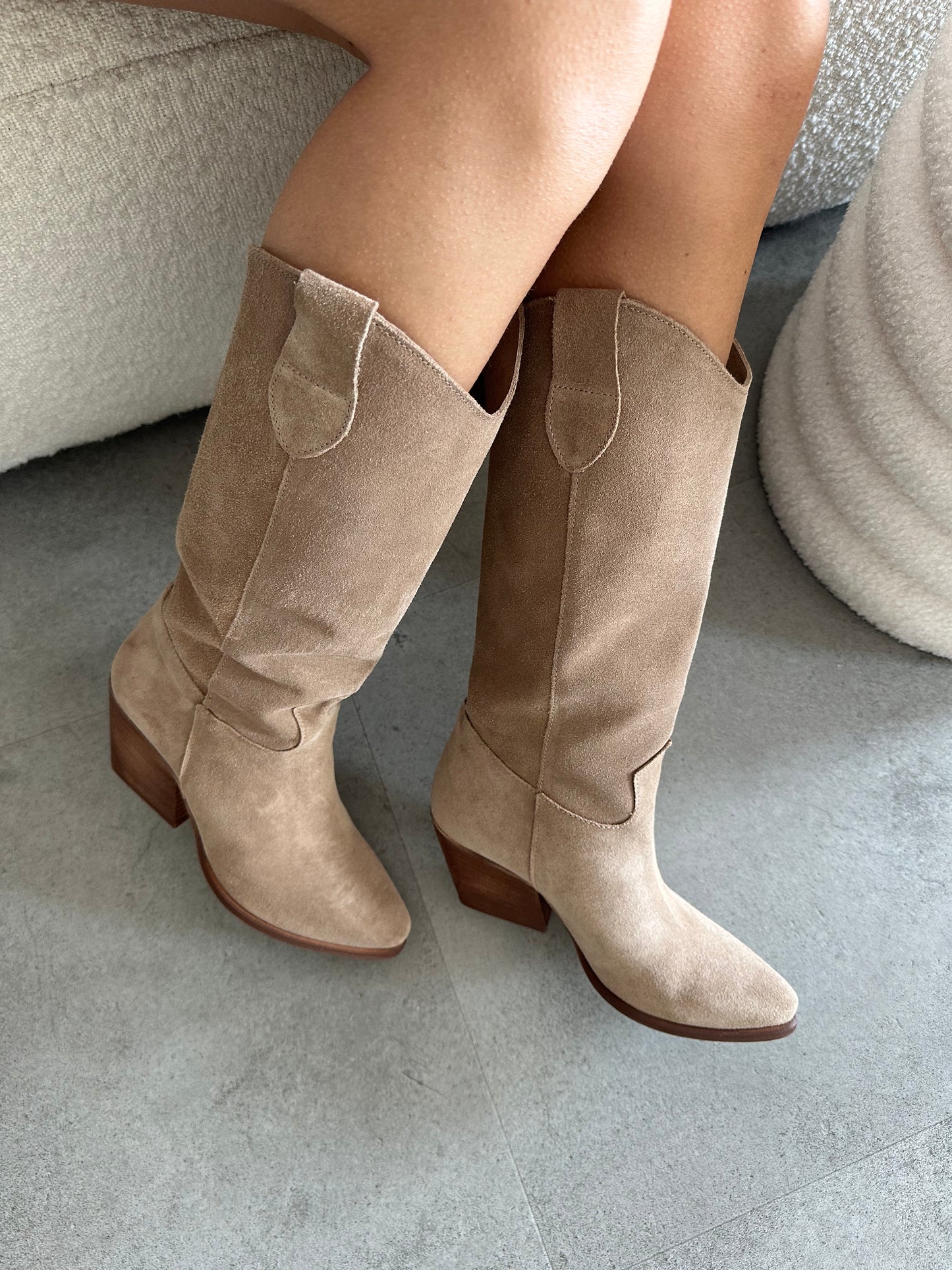 Texano tacco 7 taupe