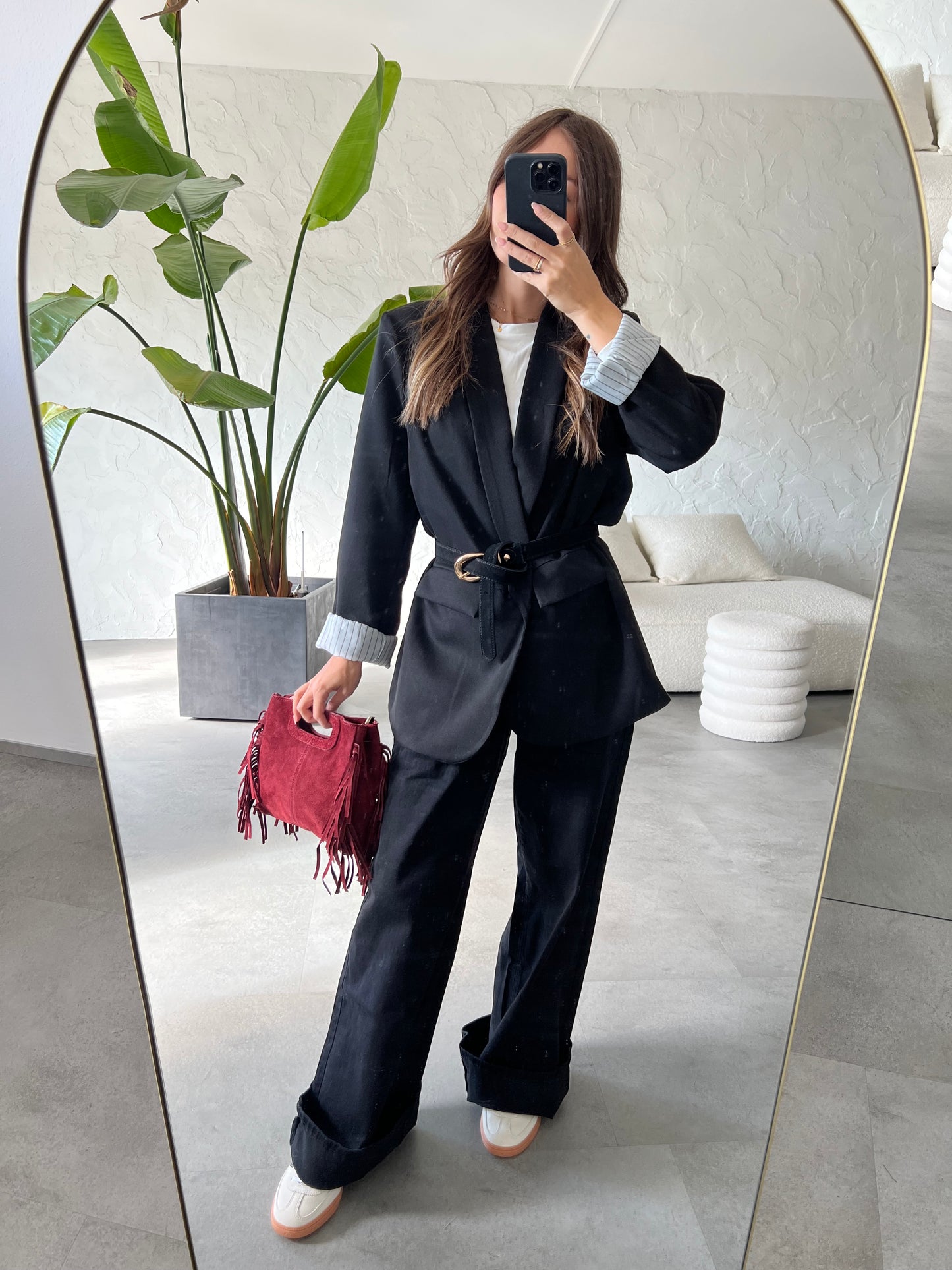 Blazer fodera righe