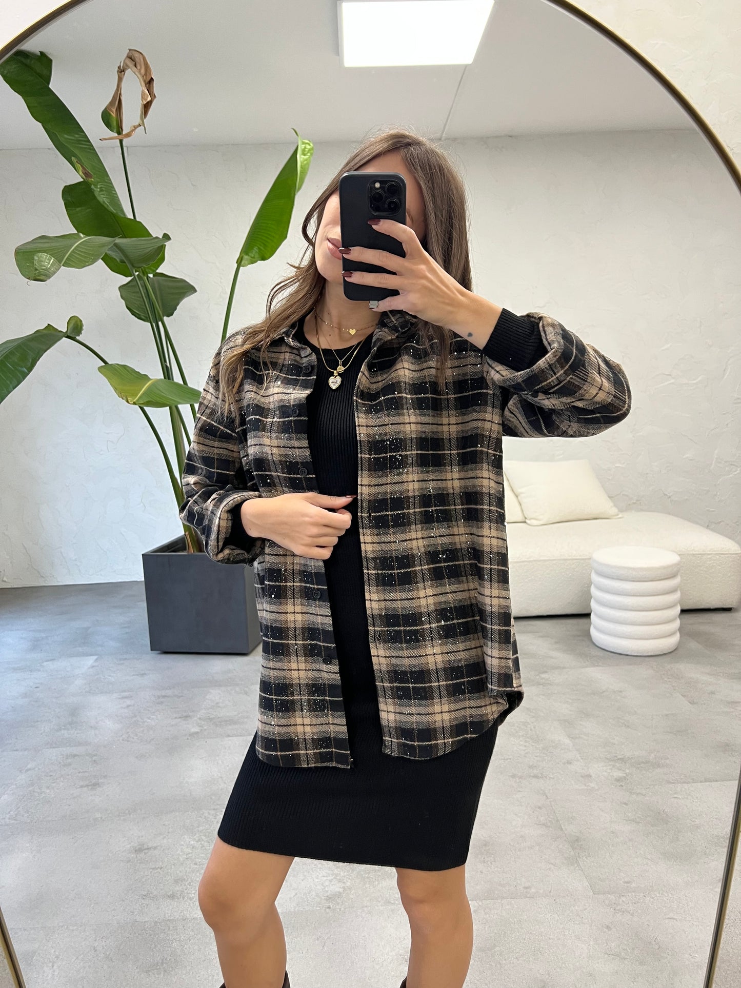Camicia quadri brillanti