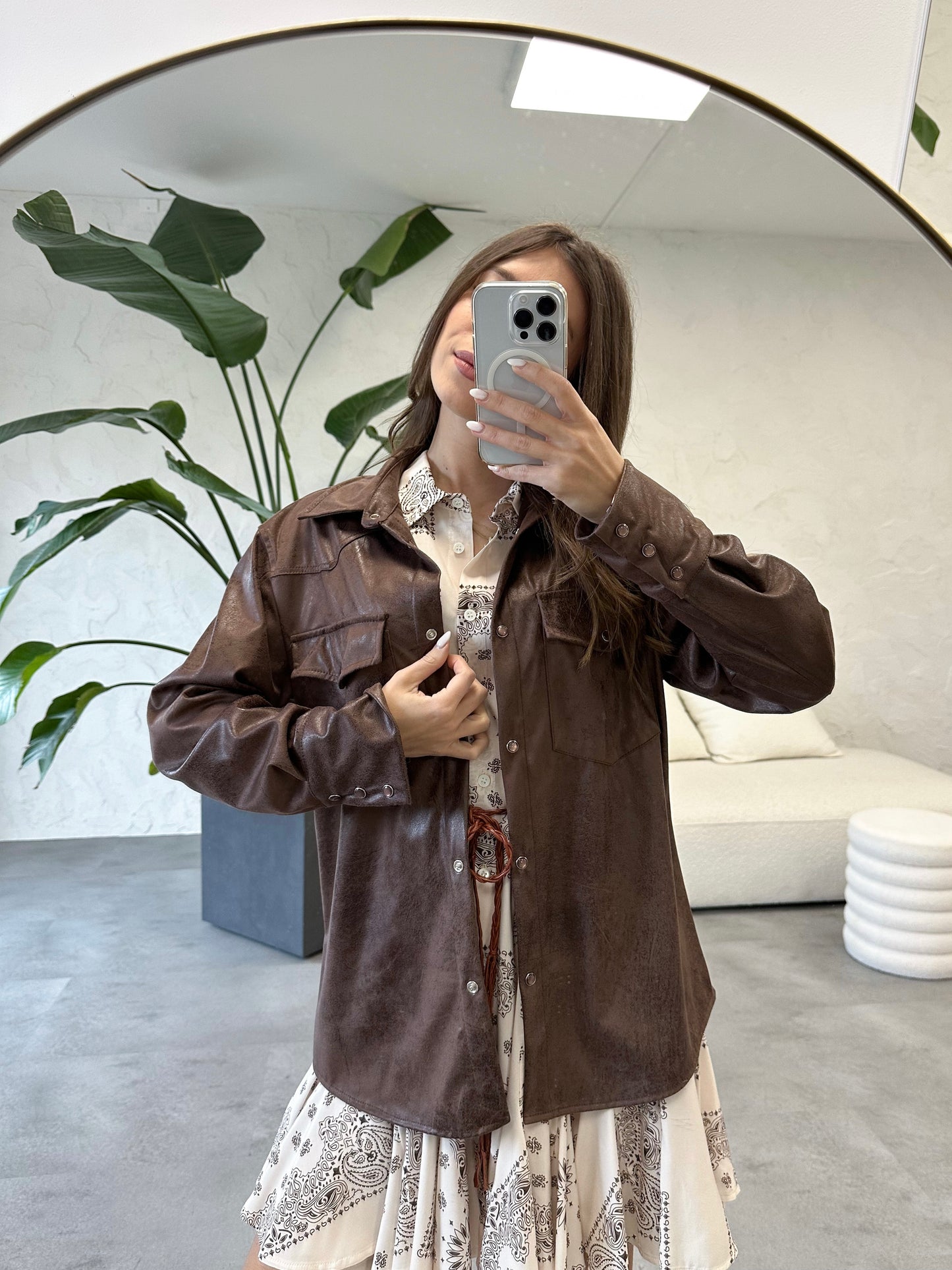 Camicia brown Vicolo