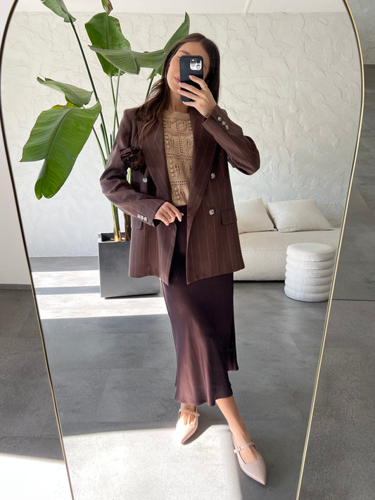 Giacca gessato Vicolo