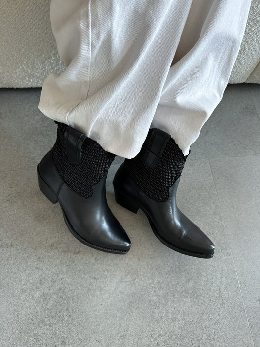 Texano rafia nero