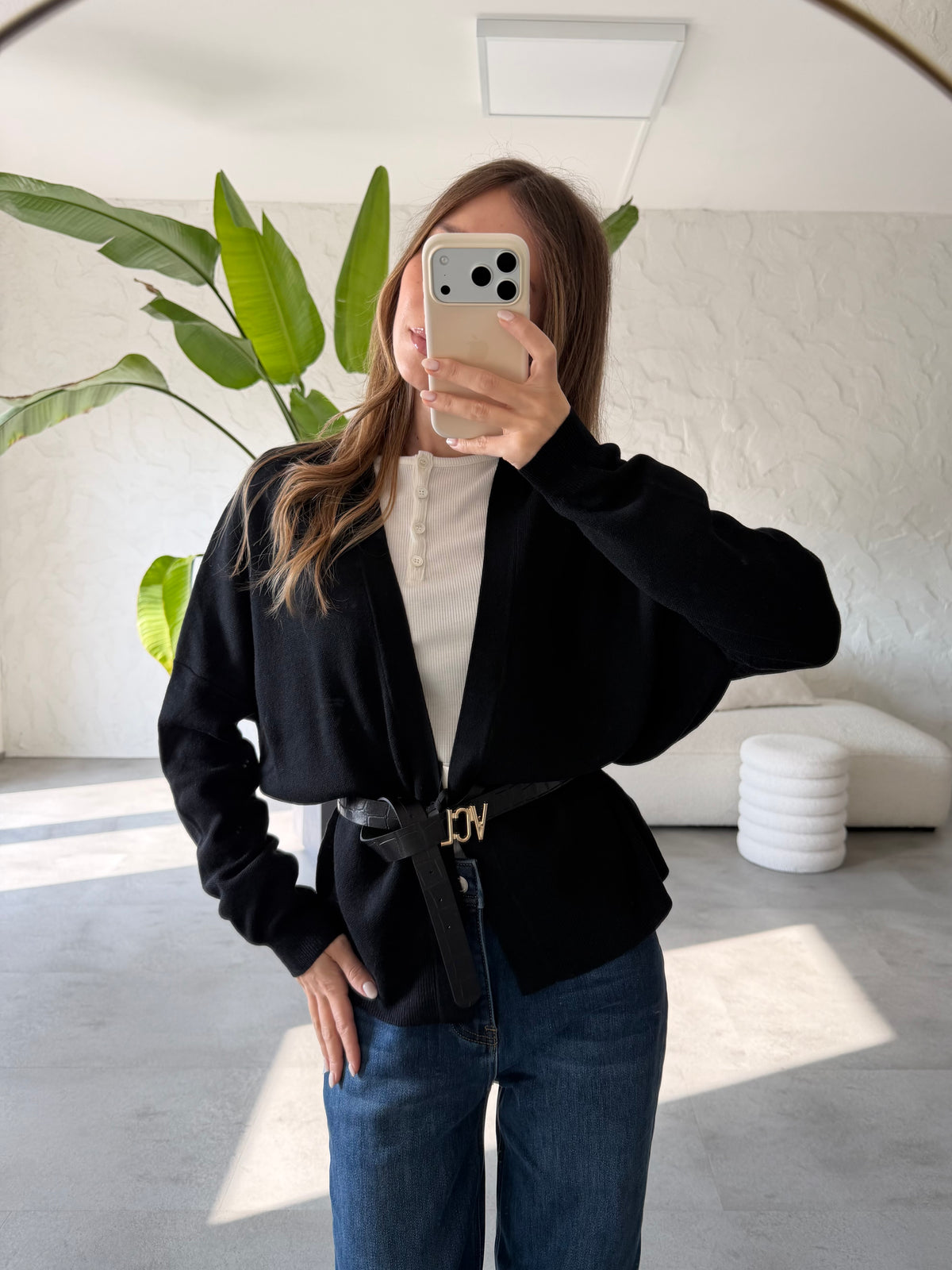 Cardigan aperto