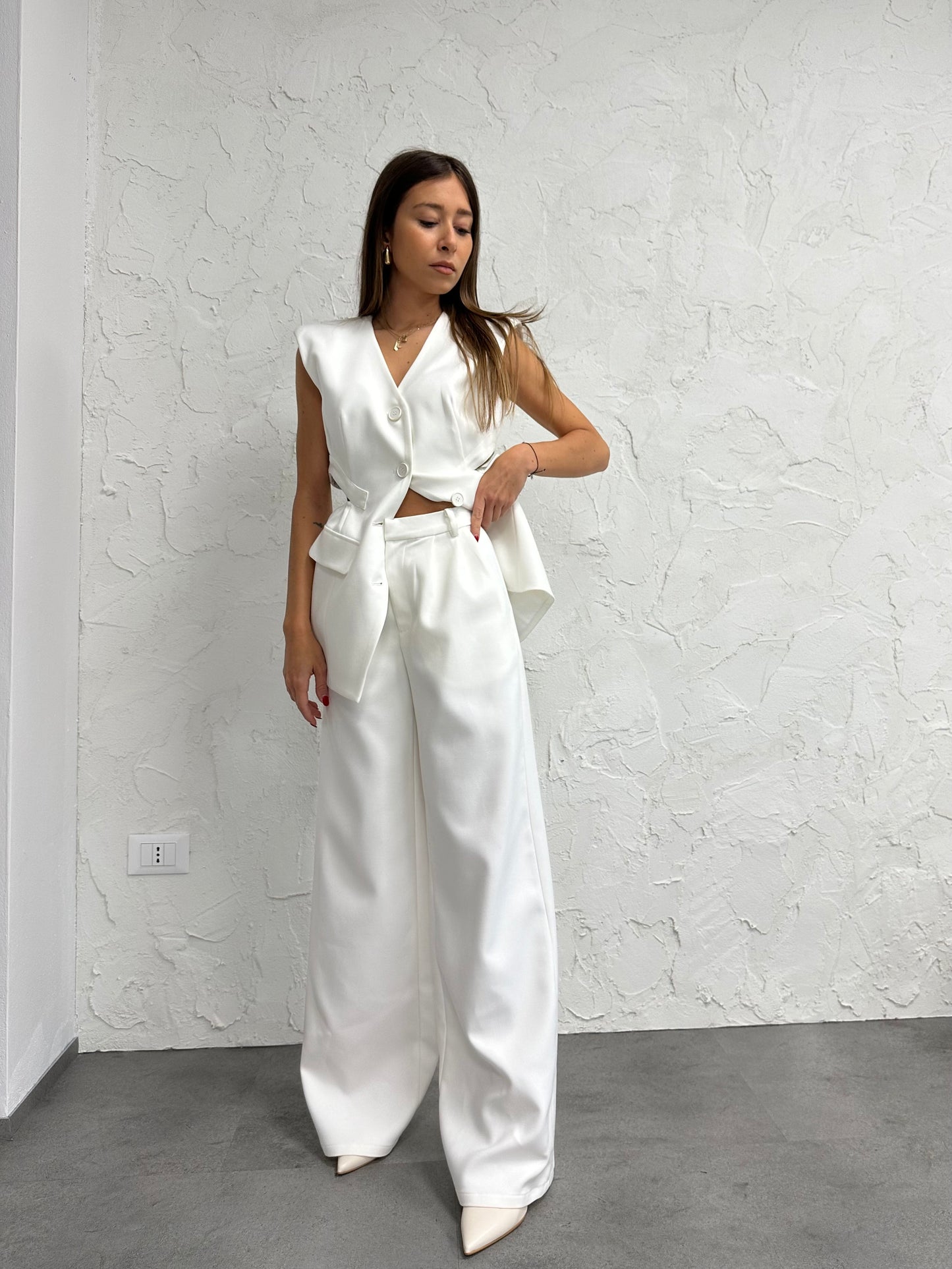 Pantalone bianco Eleh