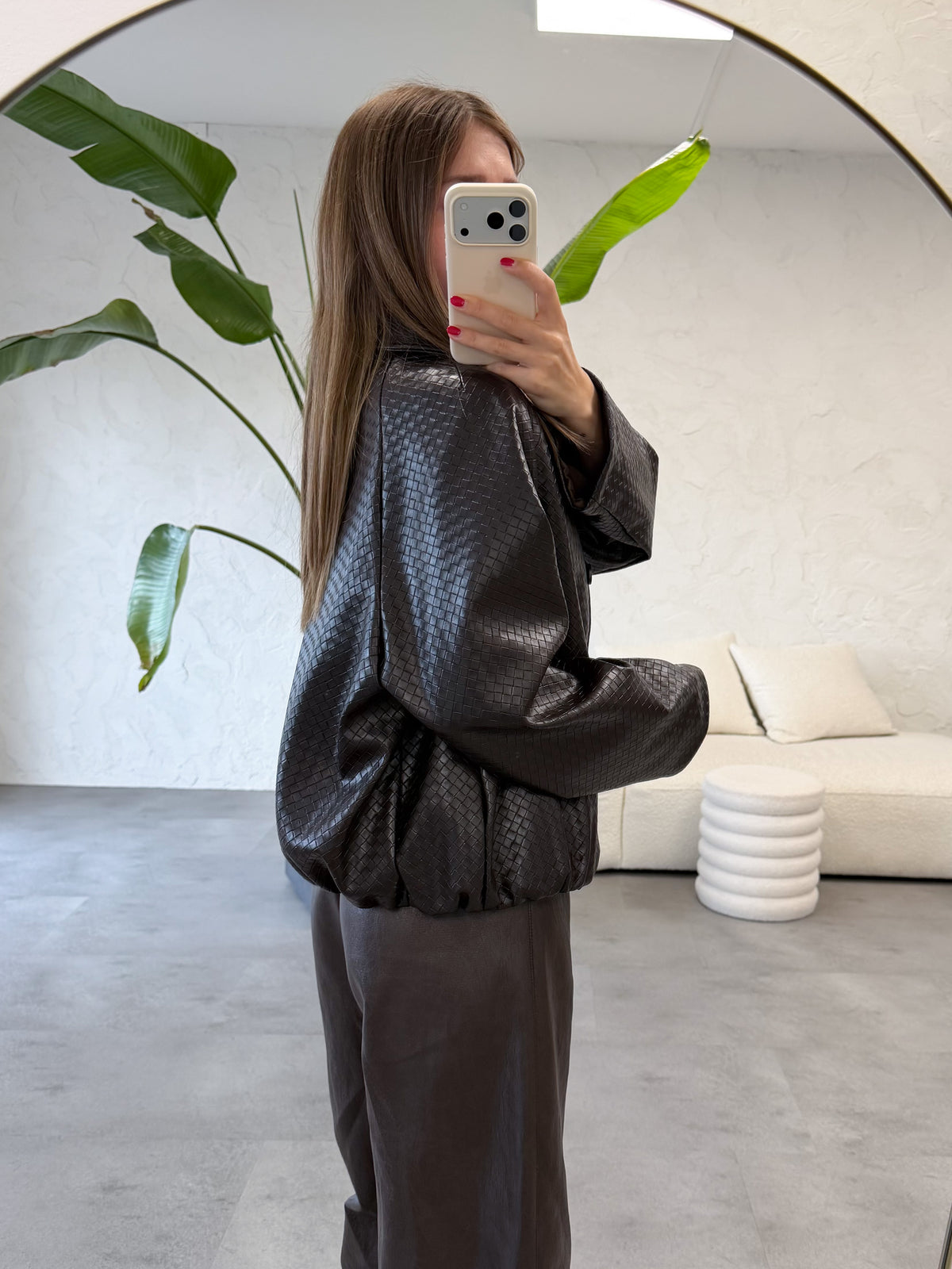 Bomber ecopelle bottega