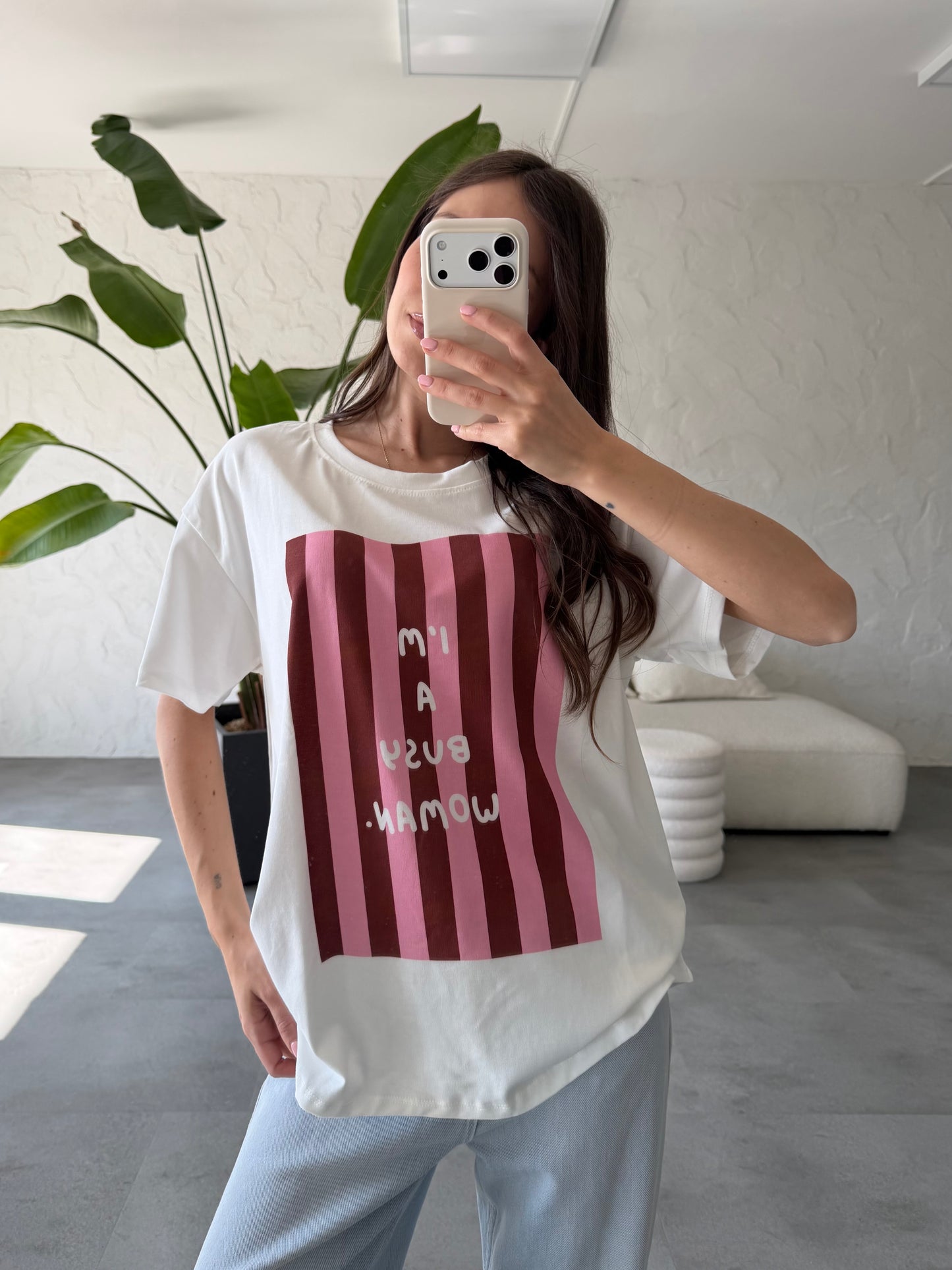 T-shirt Busy Woman