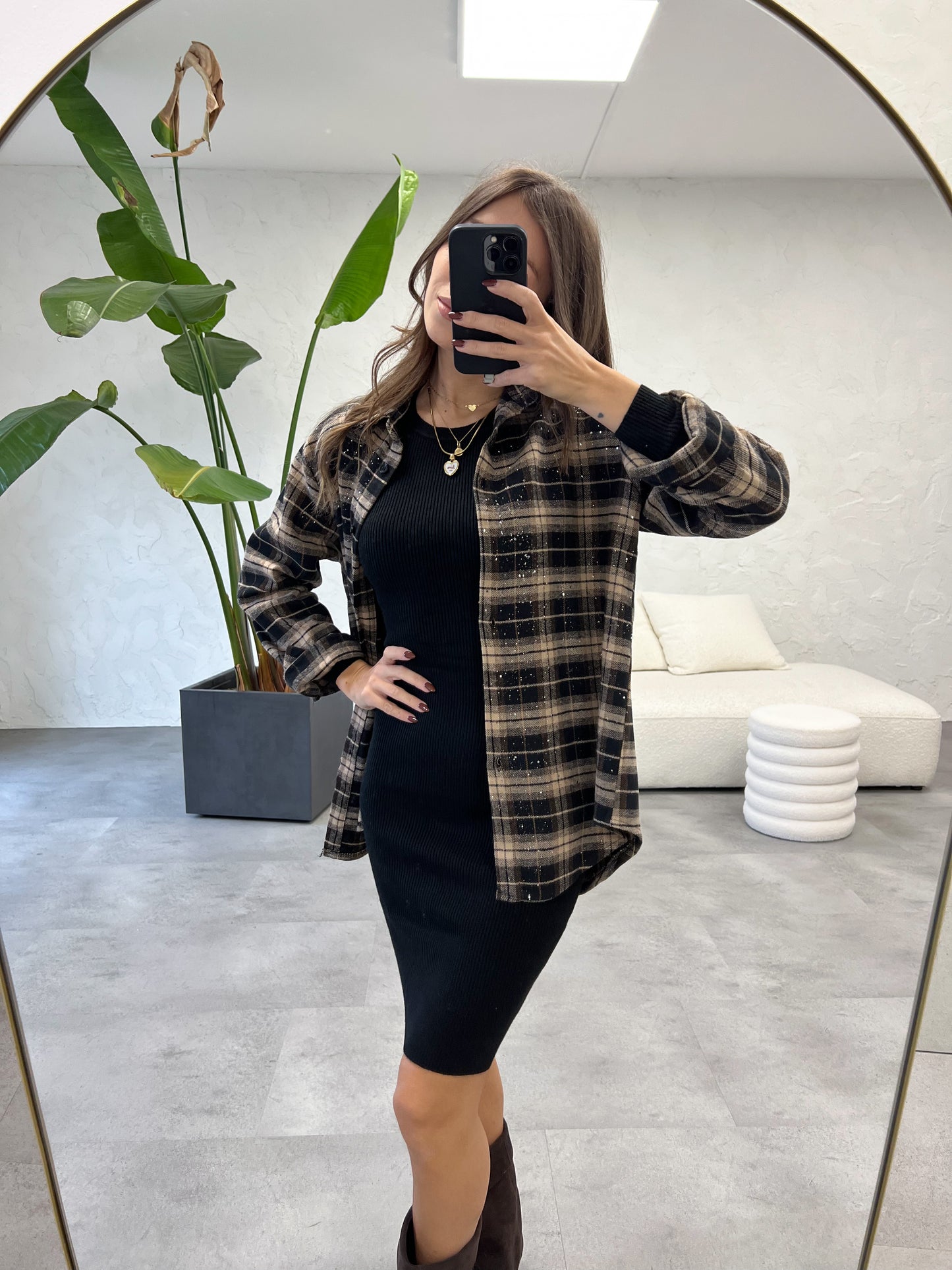 Camicia quadri brillanti