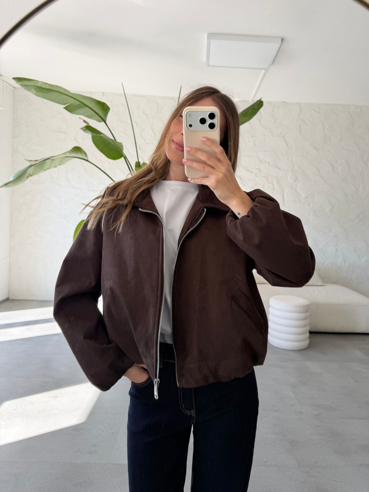 Giacca eco suede