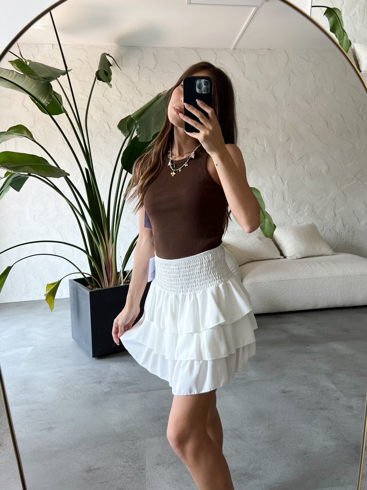 Minigonna balze