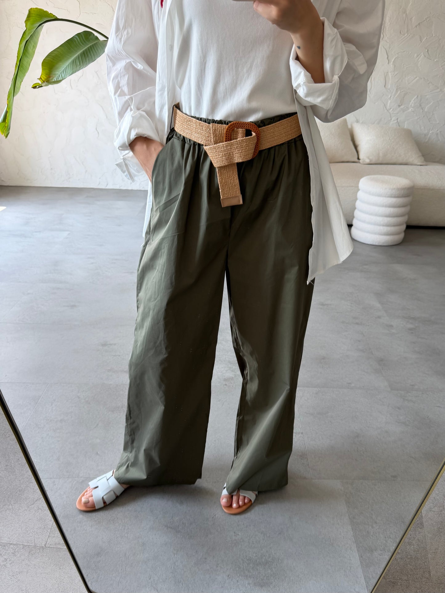 Pantalone tela cotone