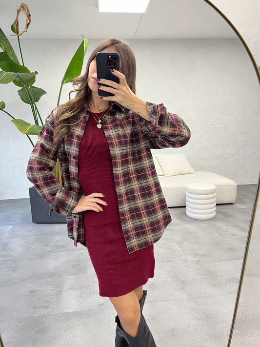 Camicia quadri brillanti