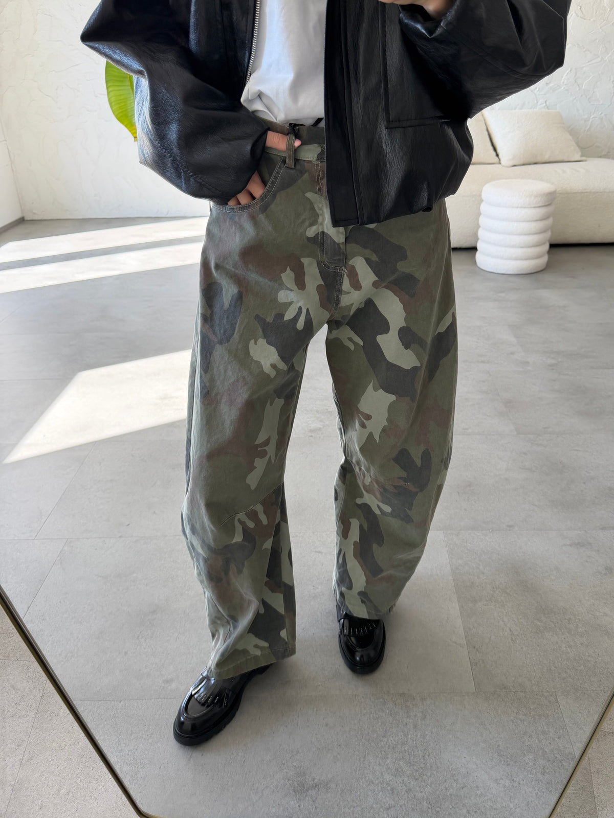 Pantalone camouflage barrel