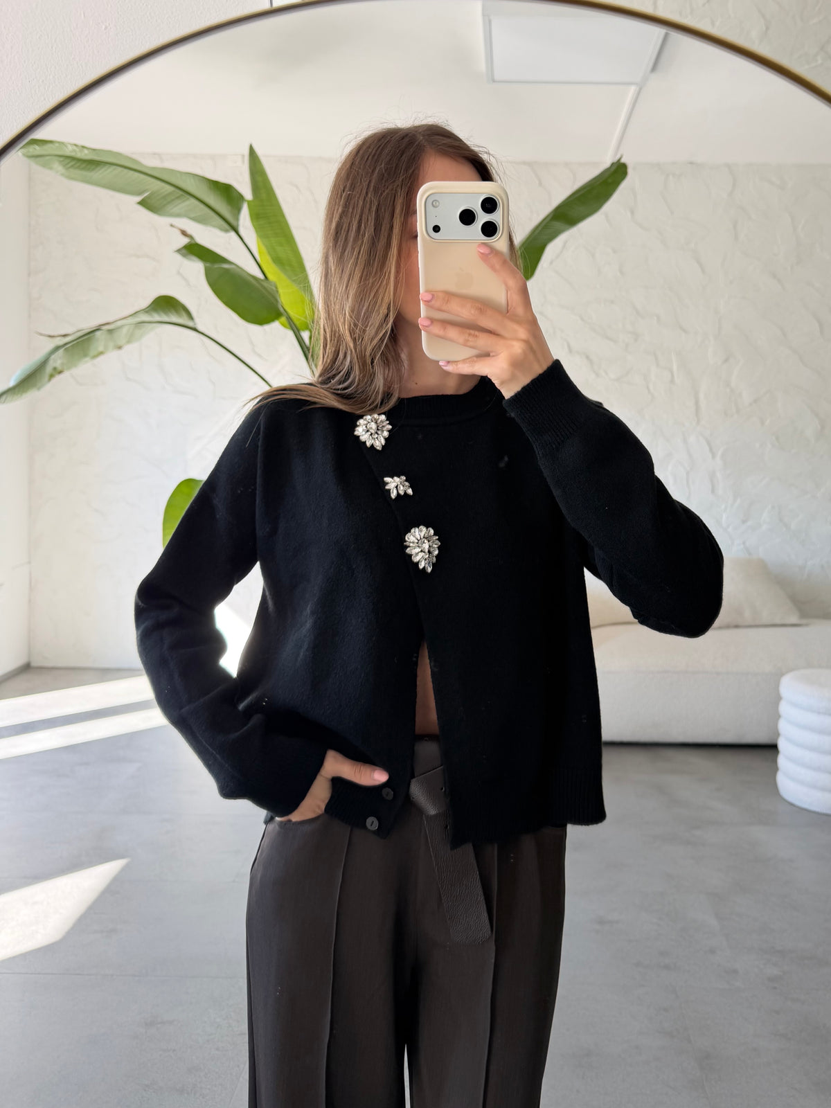 Maglione dettaglio brillanti