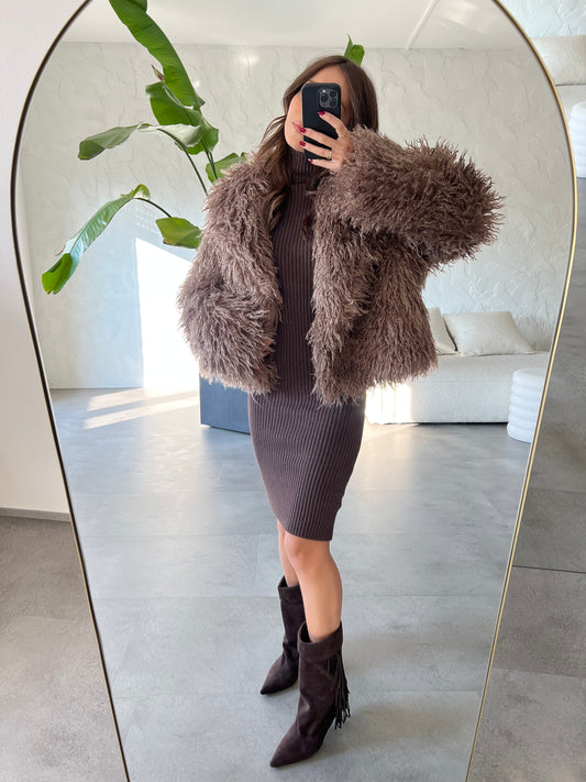 Eco pelliccia riccioli