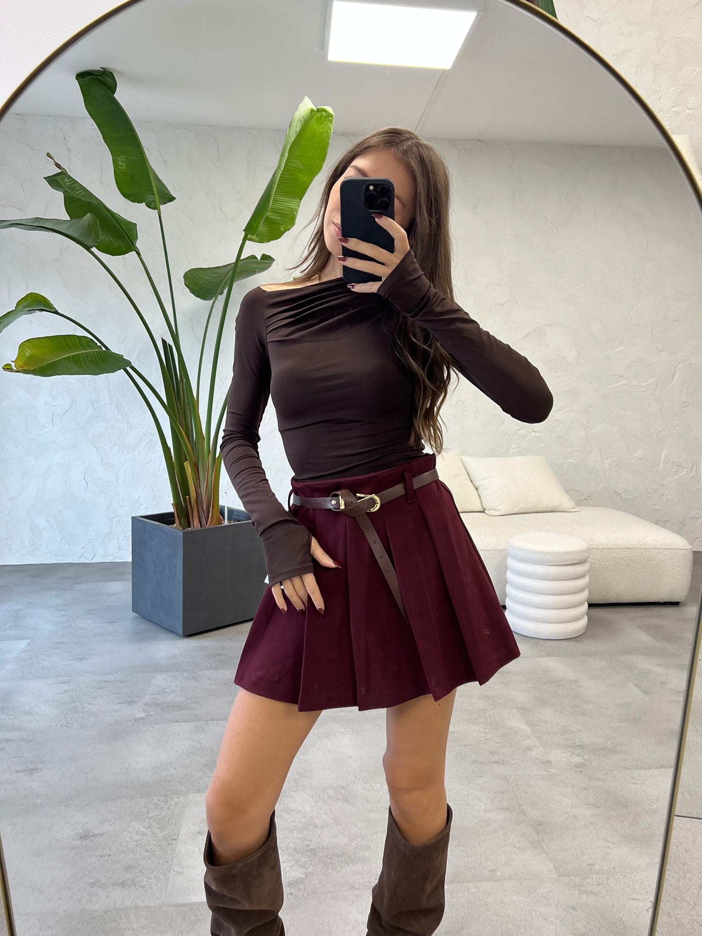 Gonna pantalone cintura