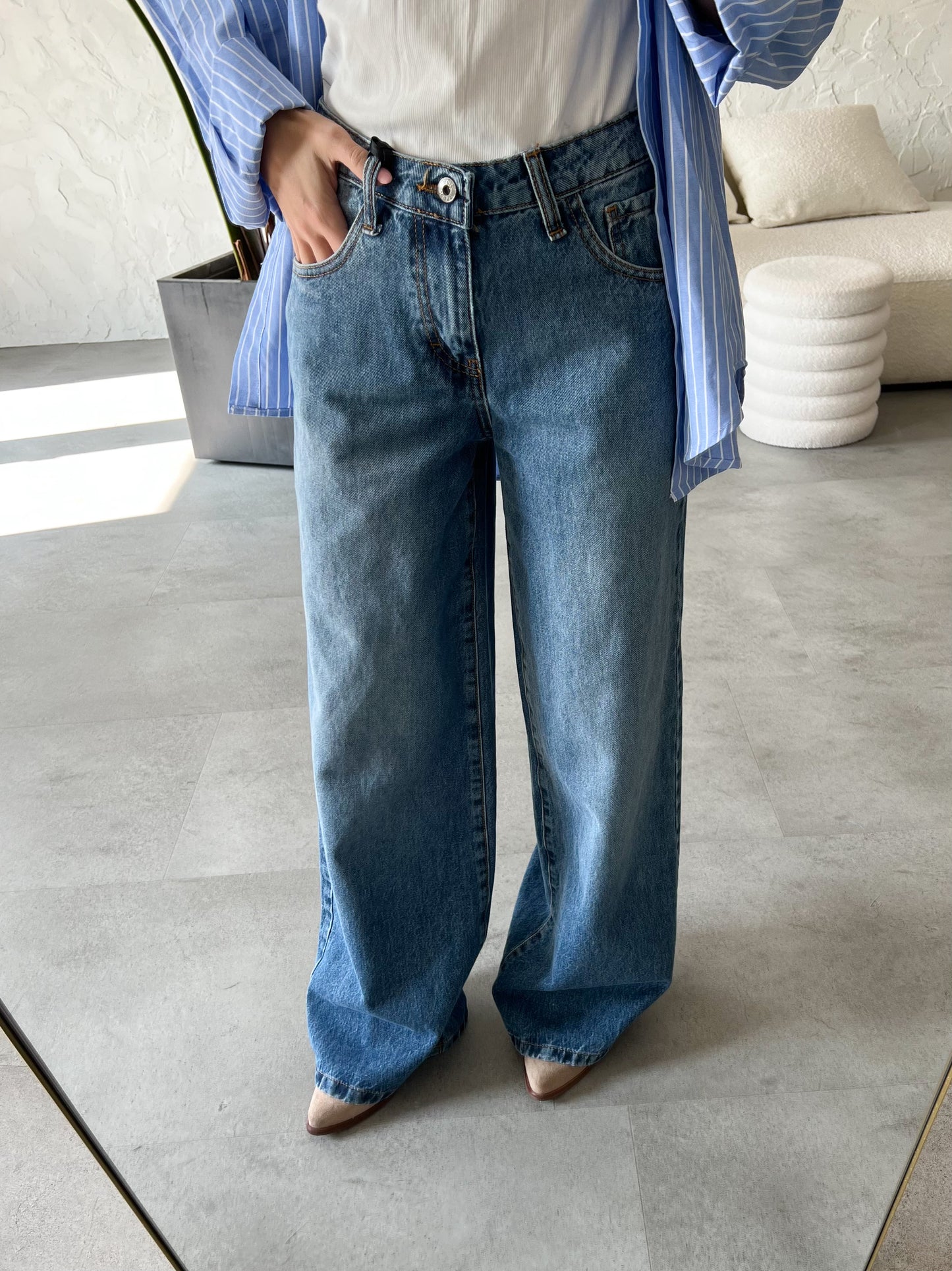 Jeans wide leg
