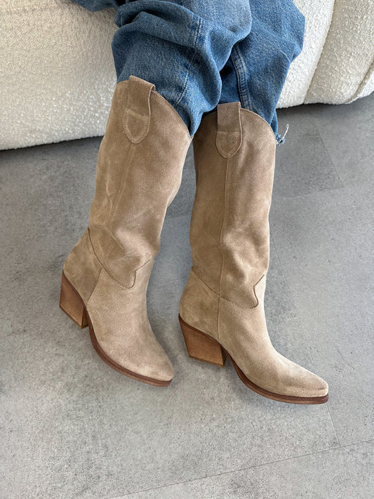 Texano tacco 7 taupe