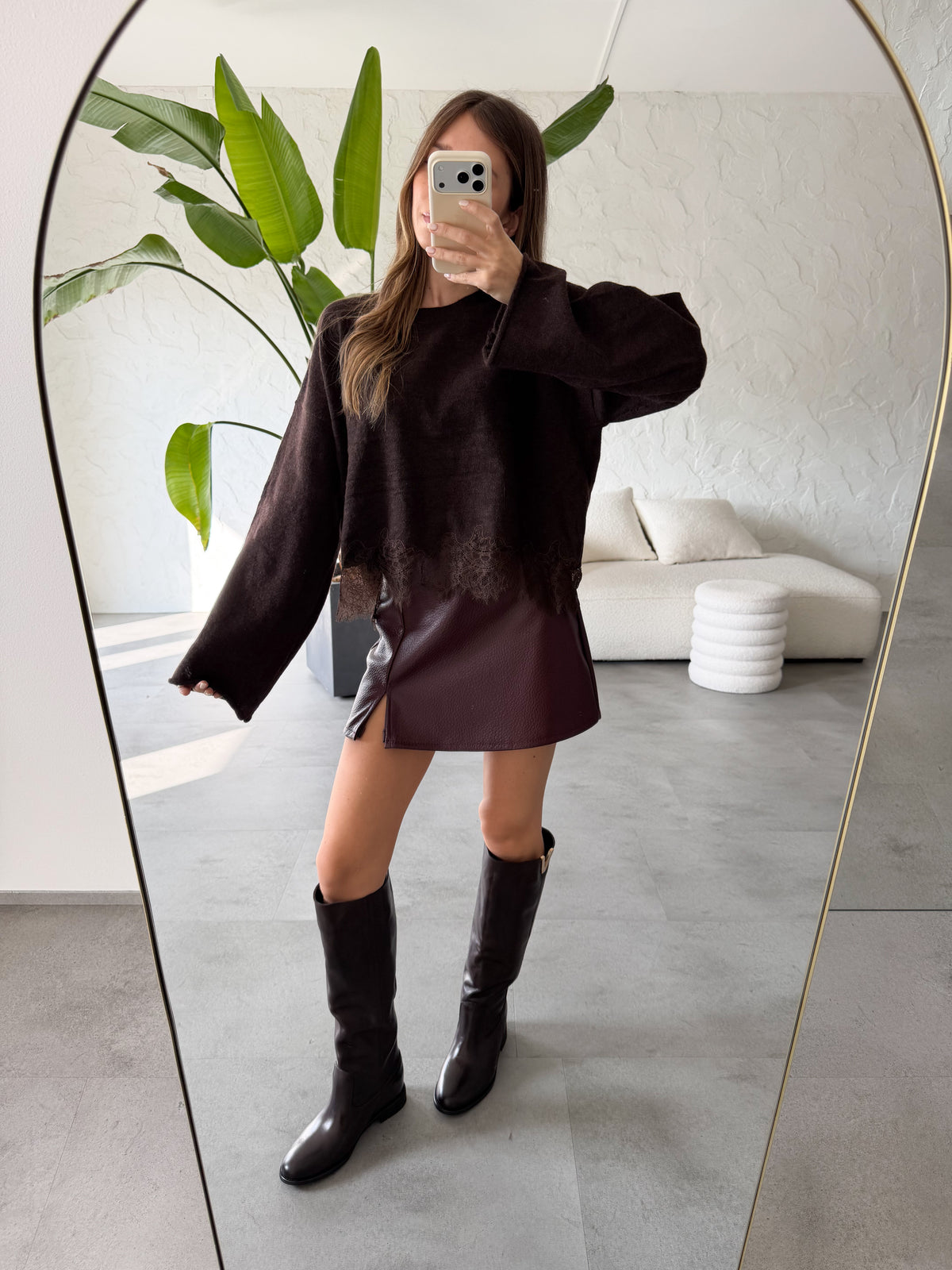 Maglione pizzo