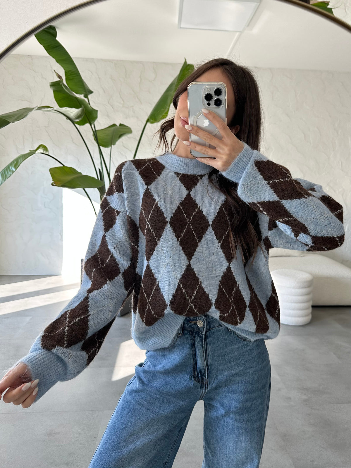 Maglione rombi