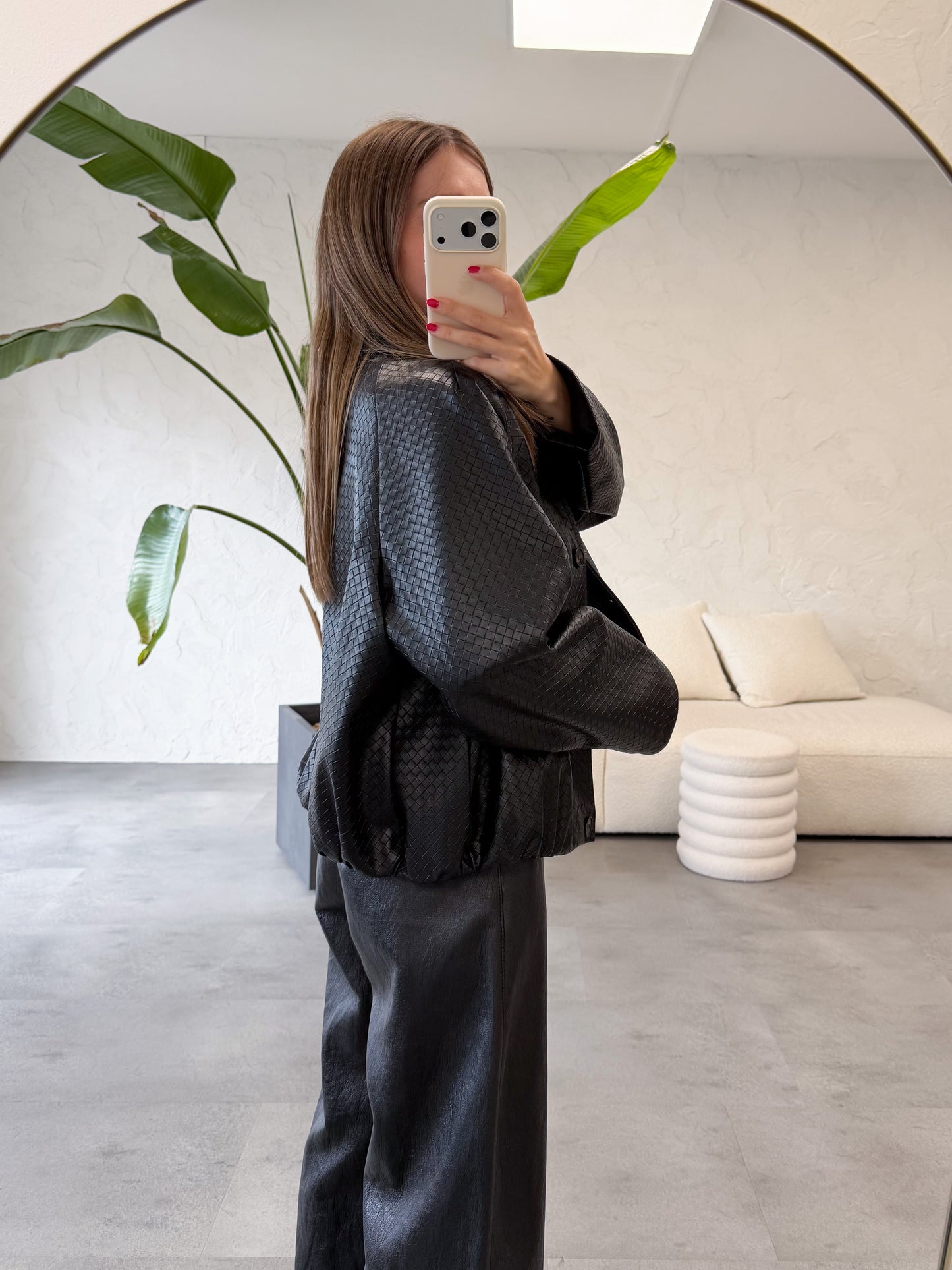 Bomber ecopelle bottega