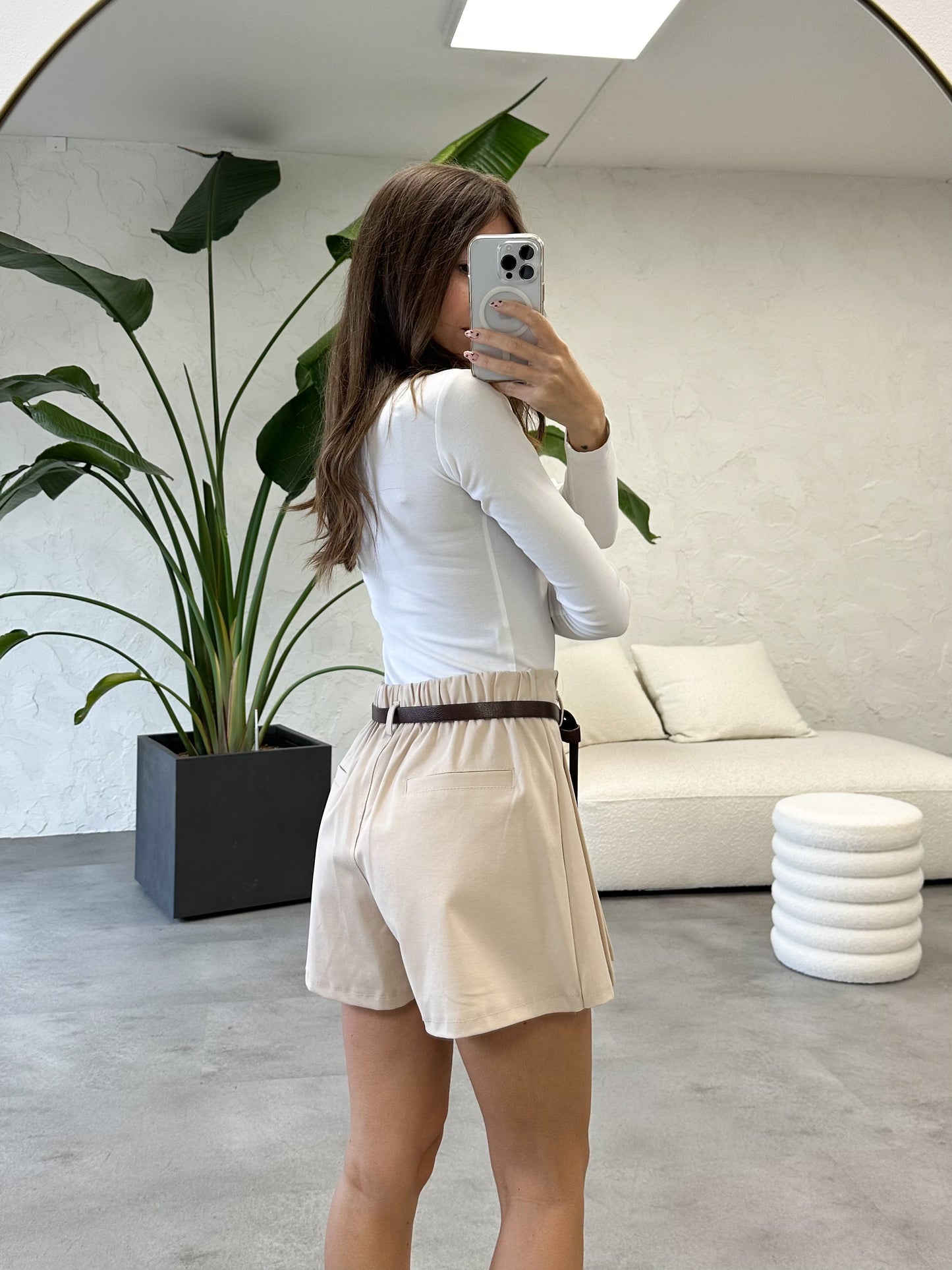Gonna pantaloncino cintura