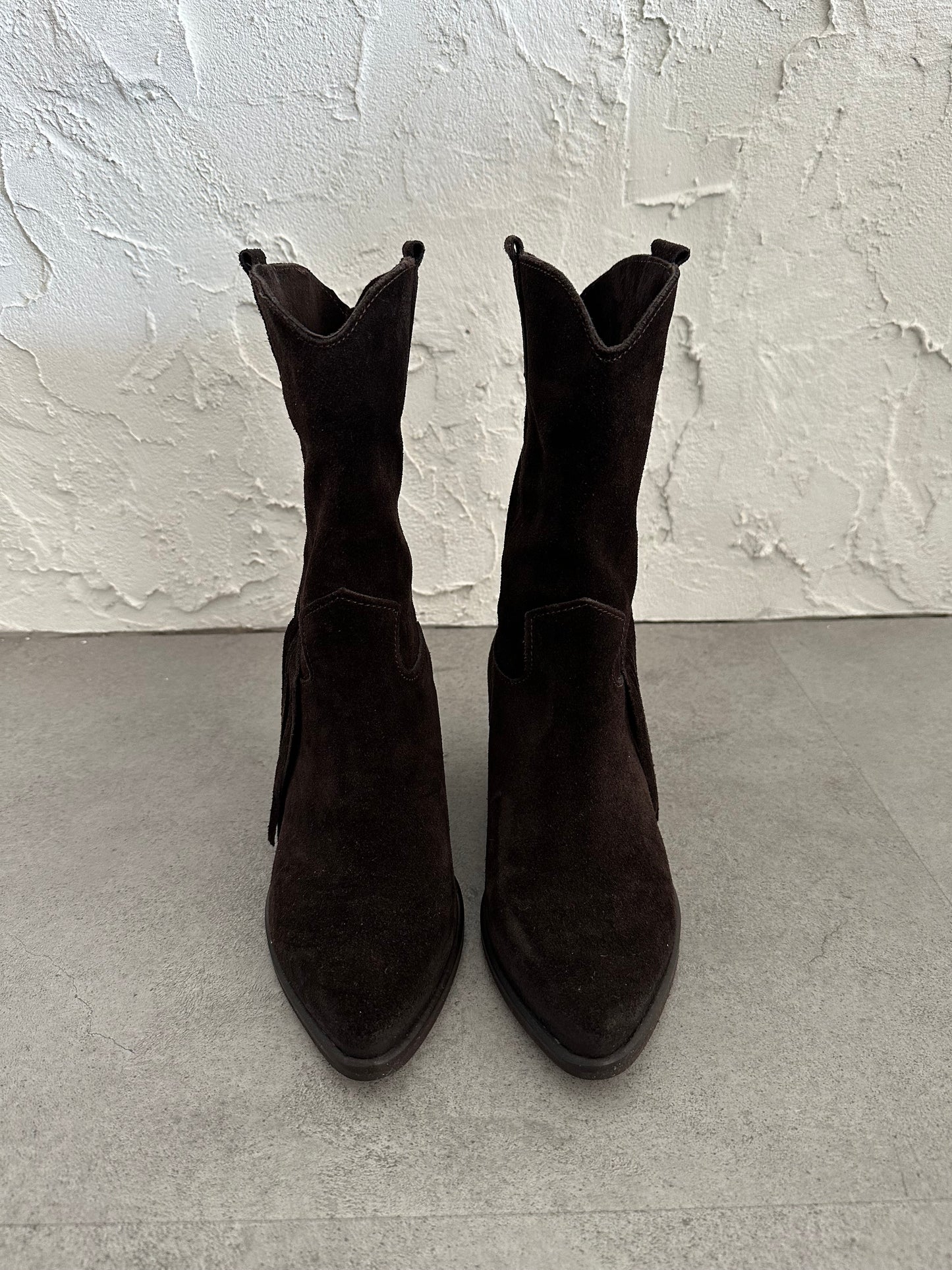 Texano camoscio frange