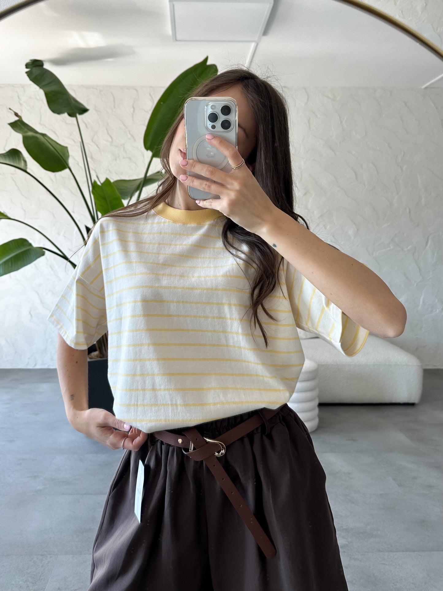 T-shirt righe Vicolo