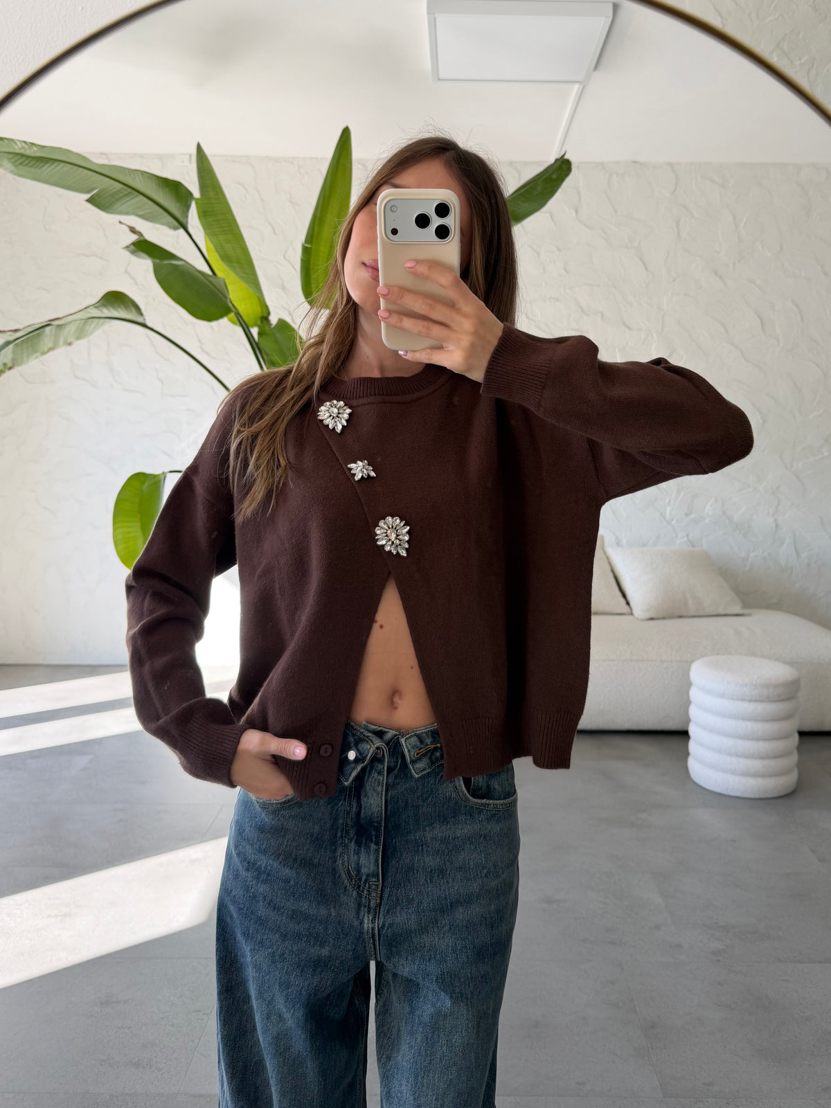 Maglione dettaglio brillanti