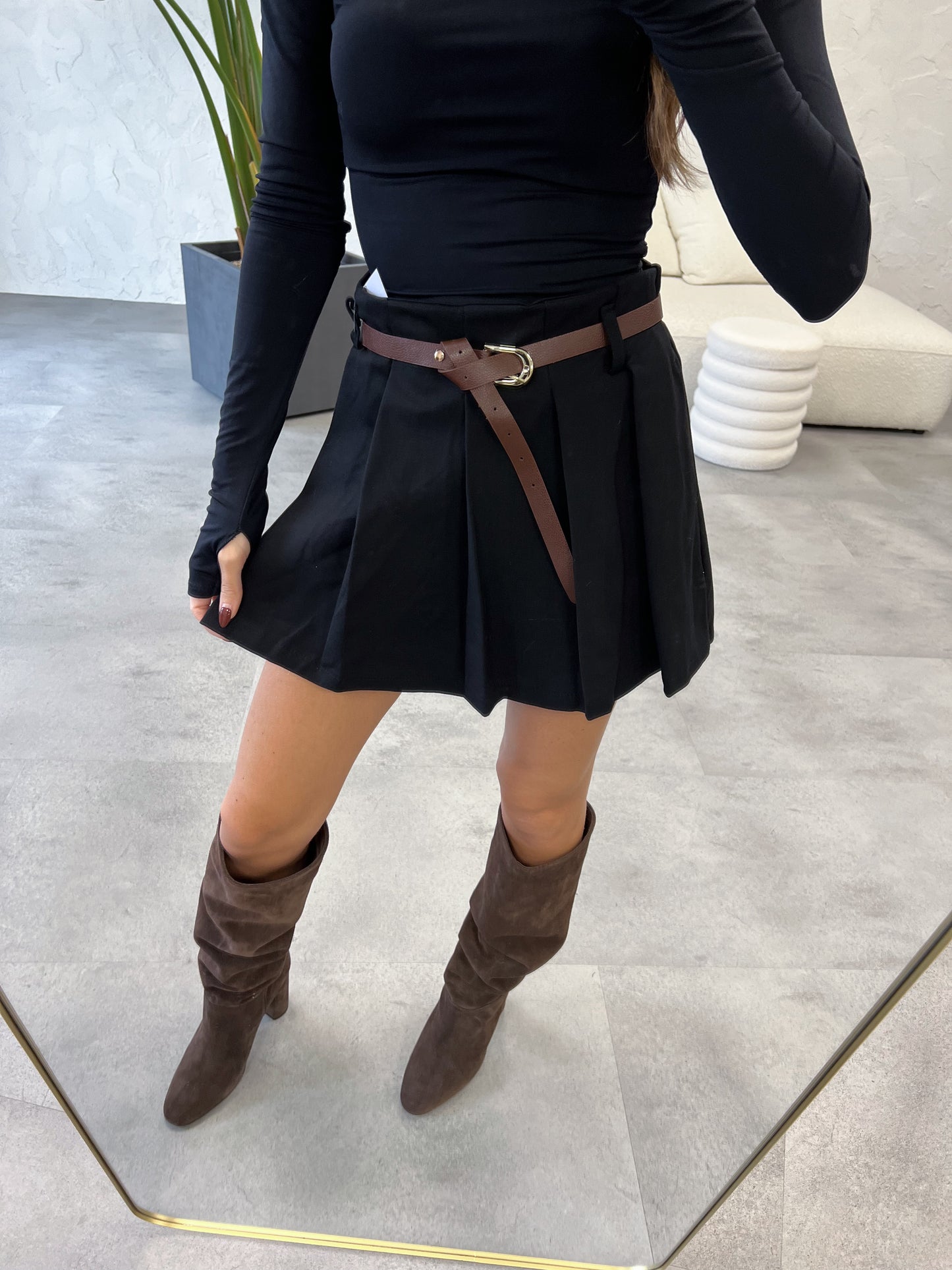 Gonna pantalone cintura