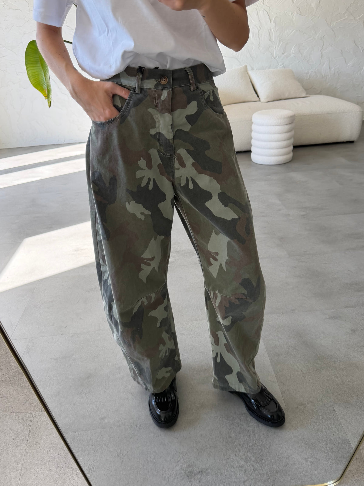 Pantalone camouflage barrel