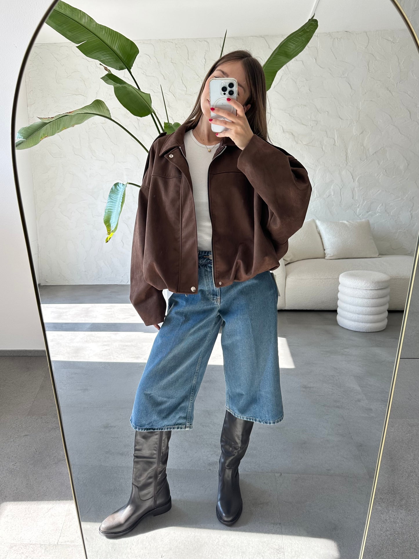 Giacca eco suede