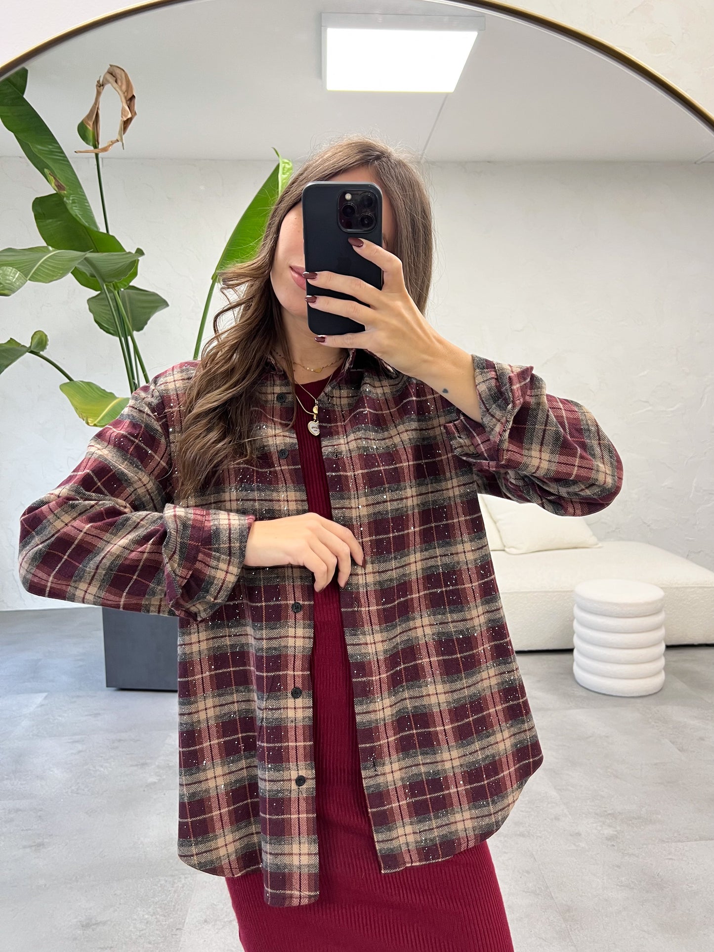 Camicia quadri brillanti