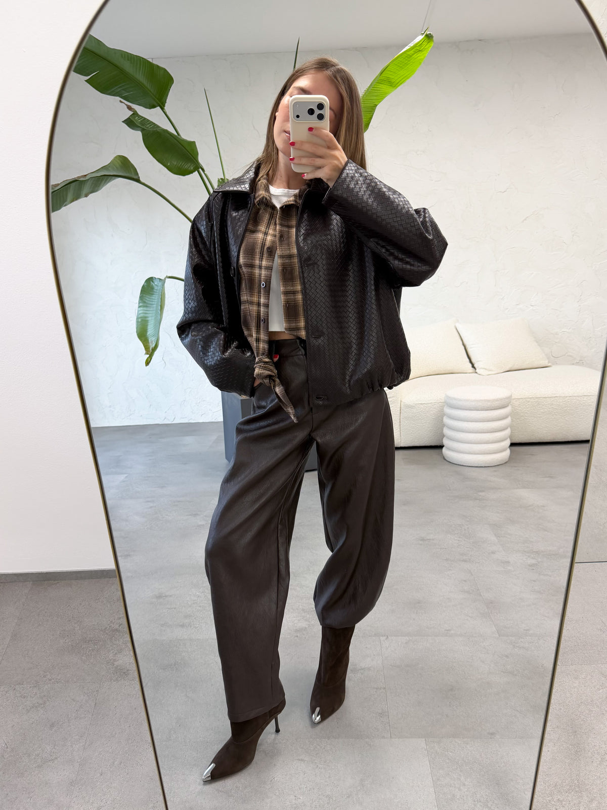 Bomber ecopelle bottega
