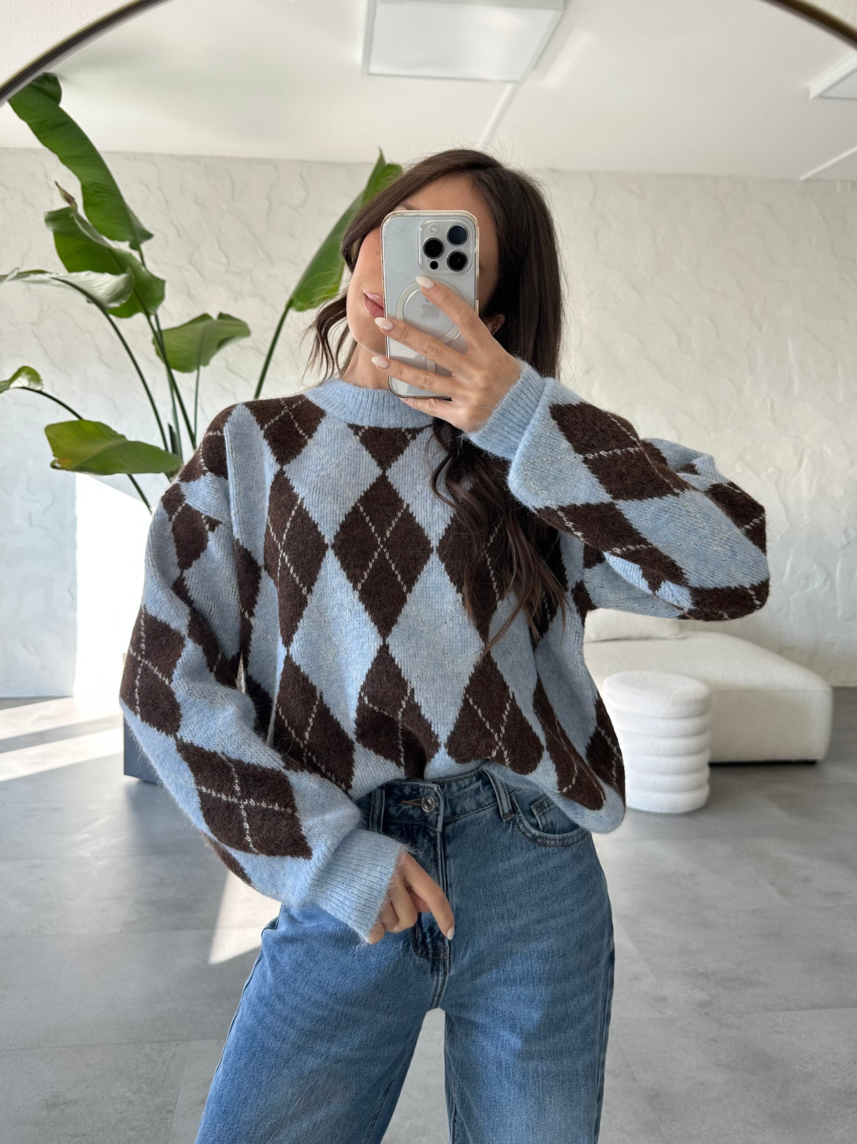 Maglione rombi