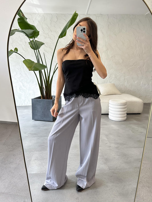Pantalone palazzo grigio