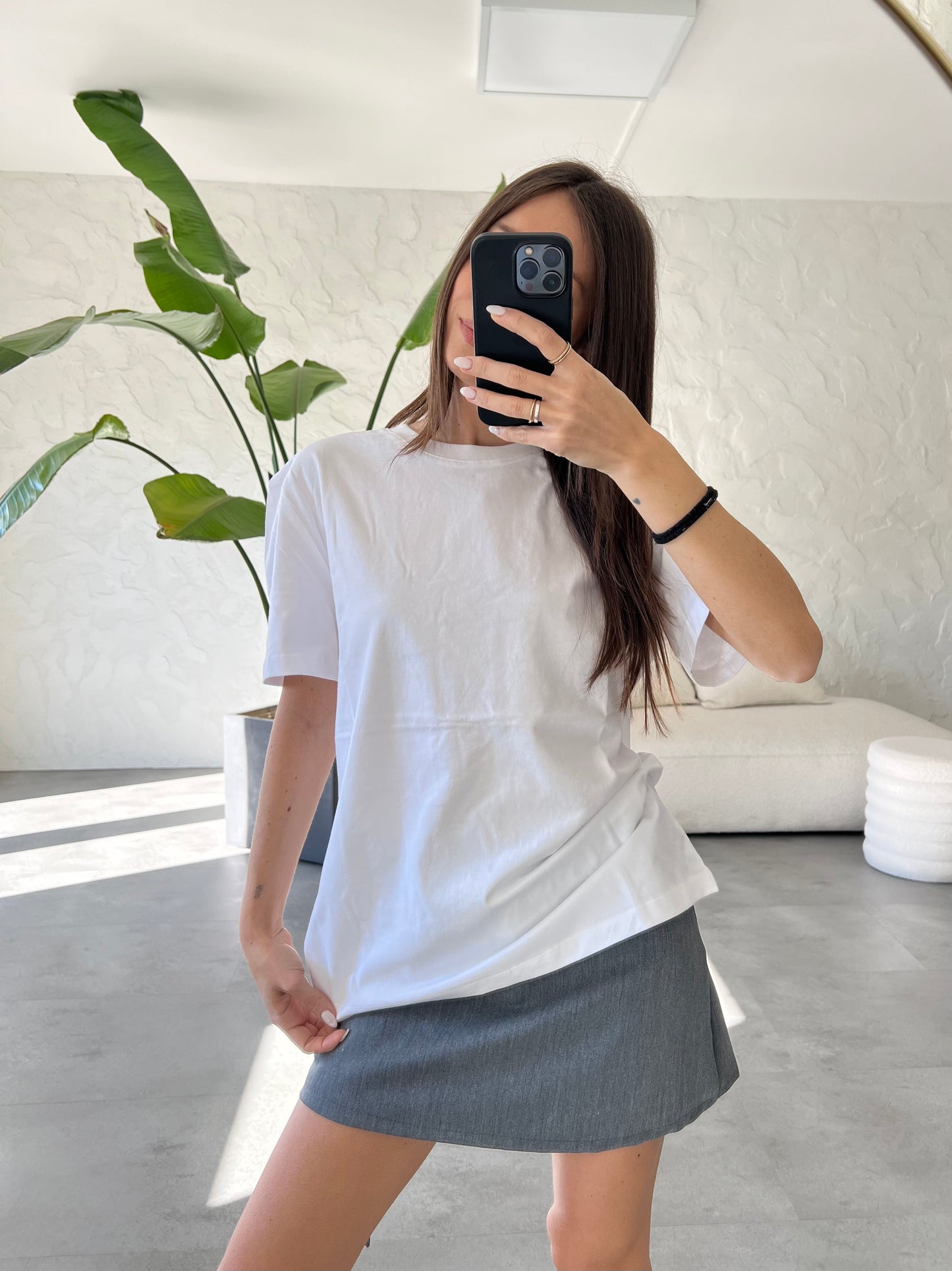 T-shirt basic over