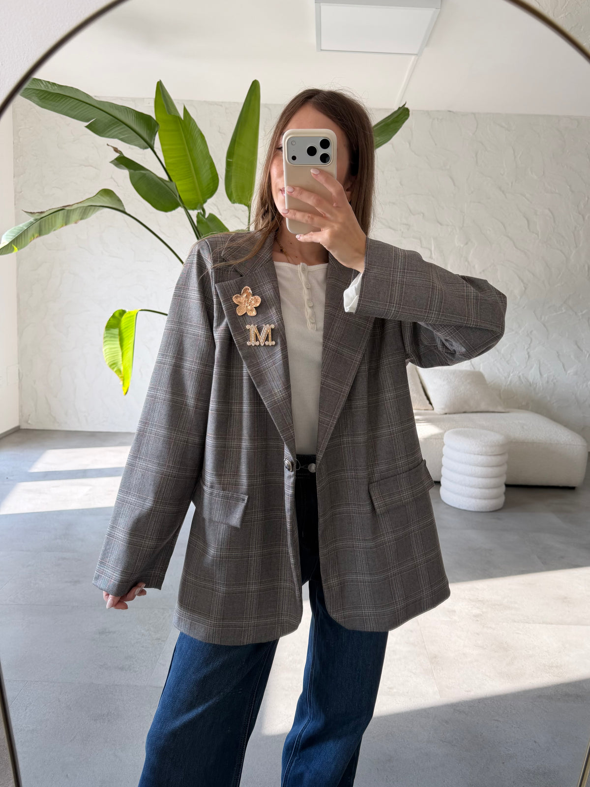 Giacca tartan