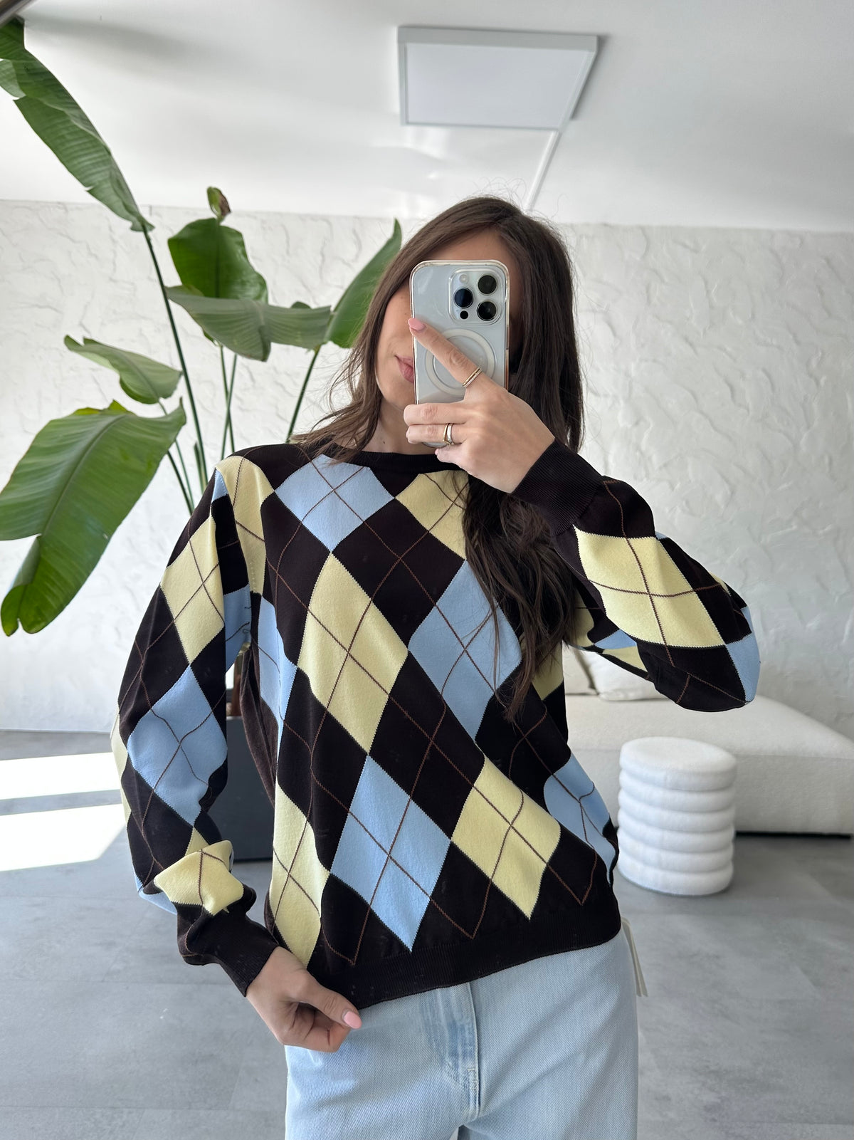 Maglione rombi Vicolo