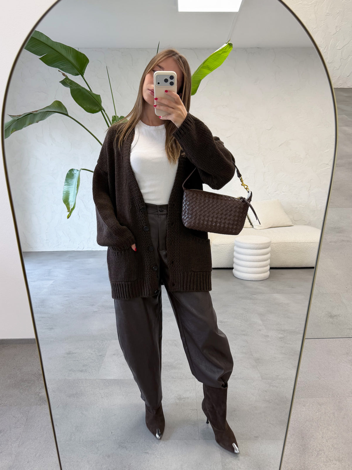 Pantalone ecopelle