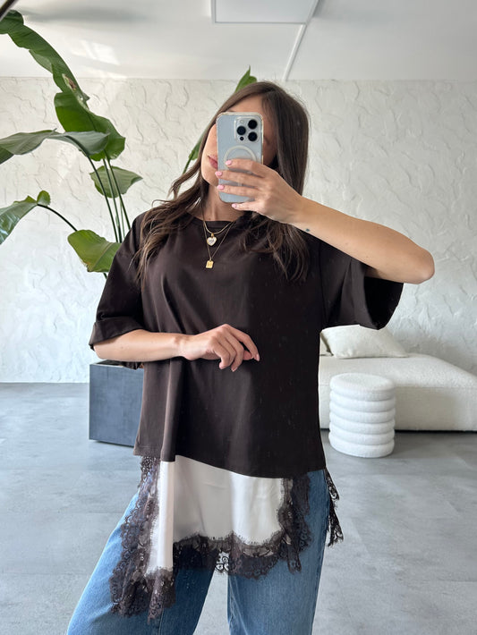 T-shirt pizzo