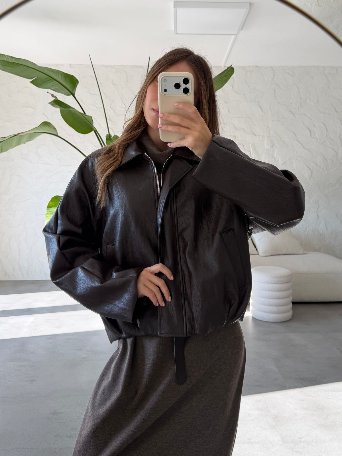 Bomber ecopelle