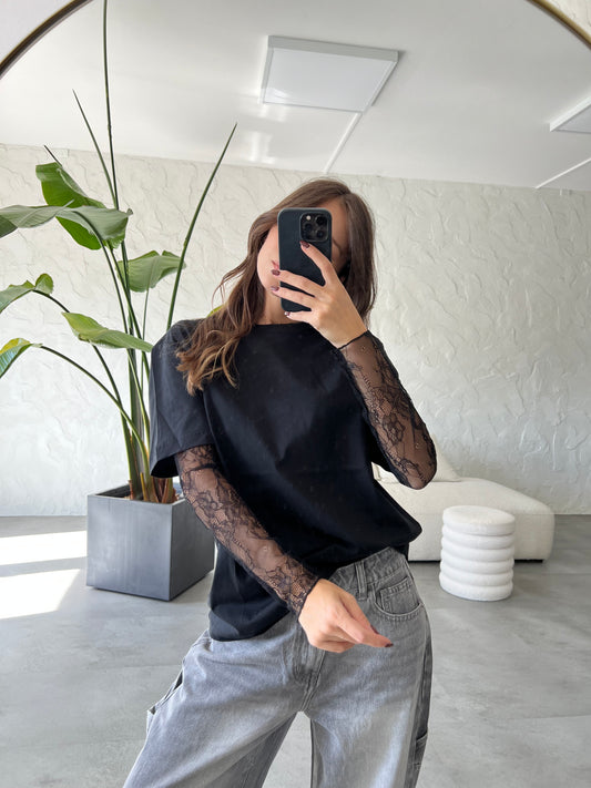 T-shirt pizzo