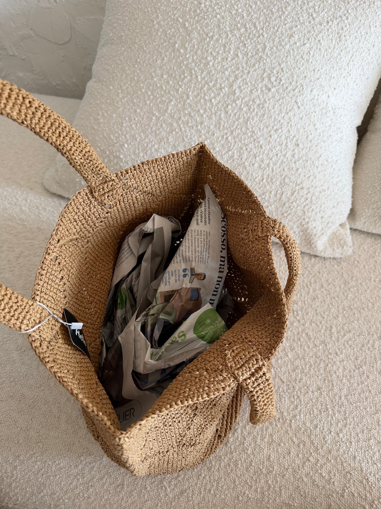 Borsa raffia