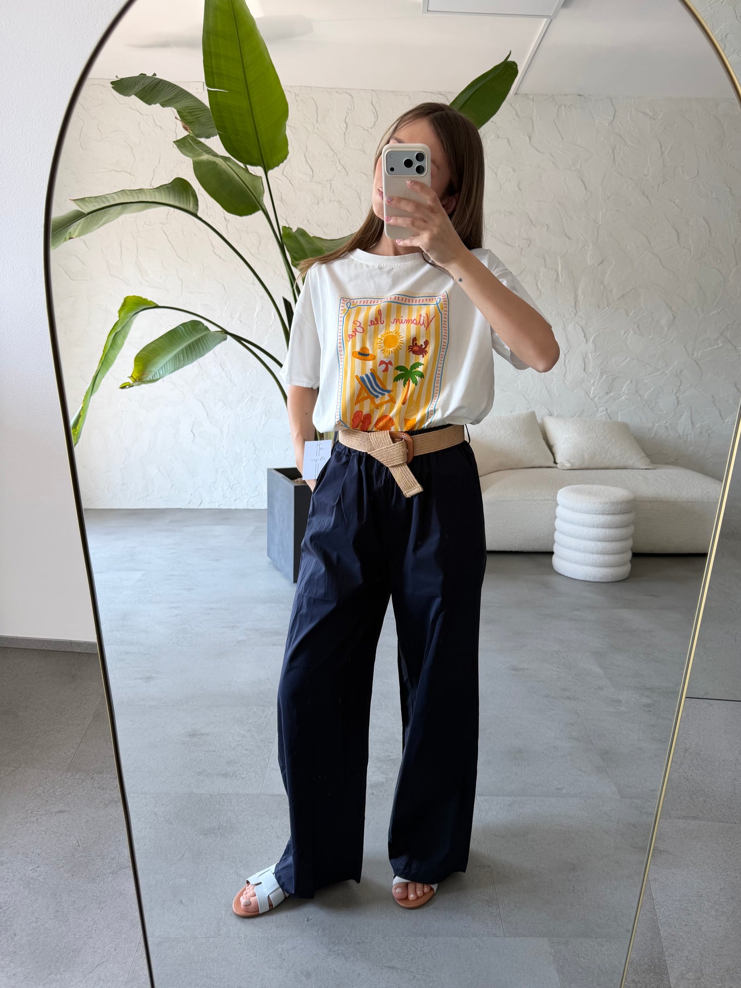 Pantalone tela cotone