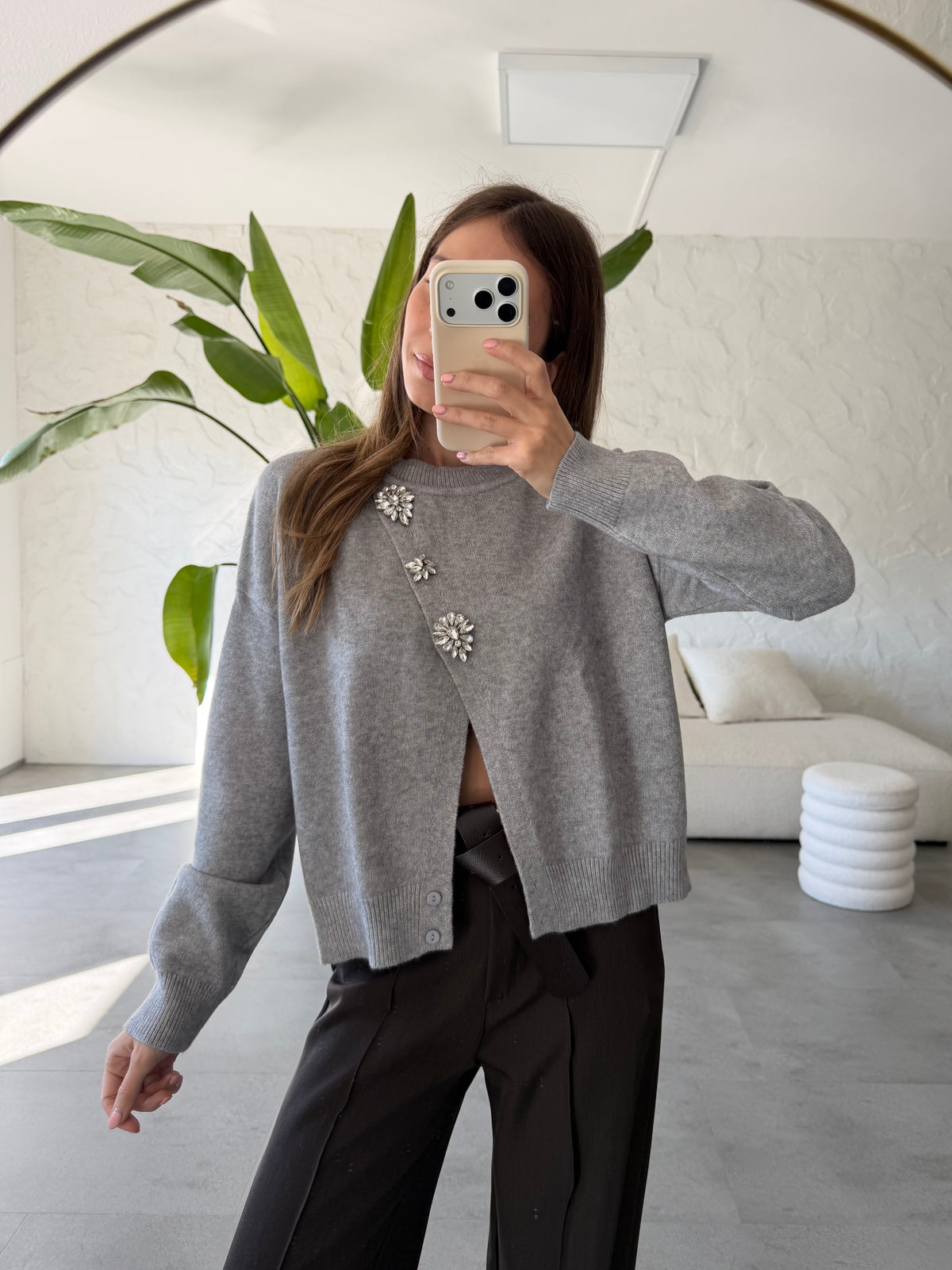 Maglione dettaglio brillanti