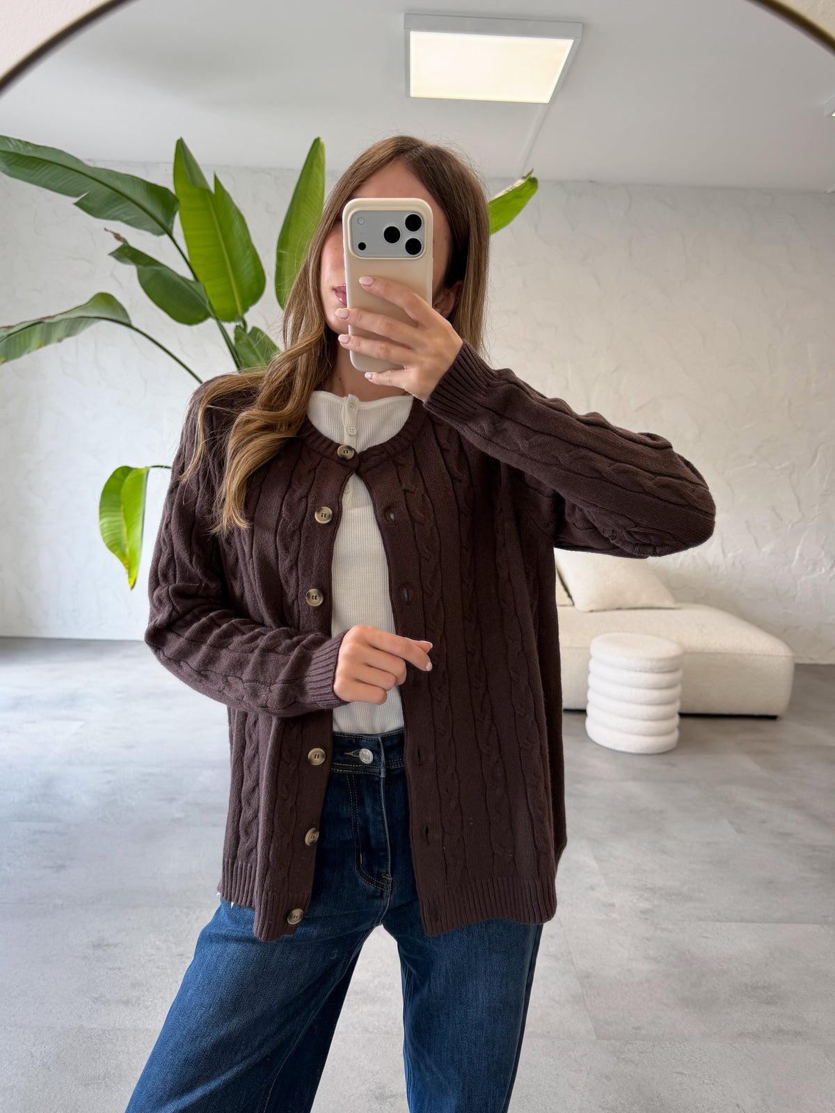 Cardigan trecce