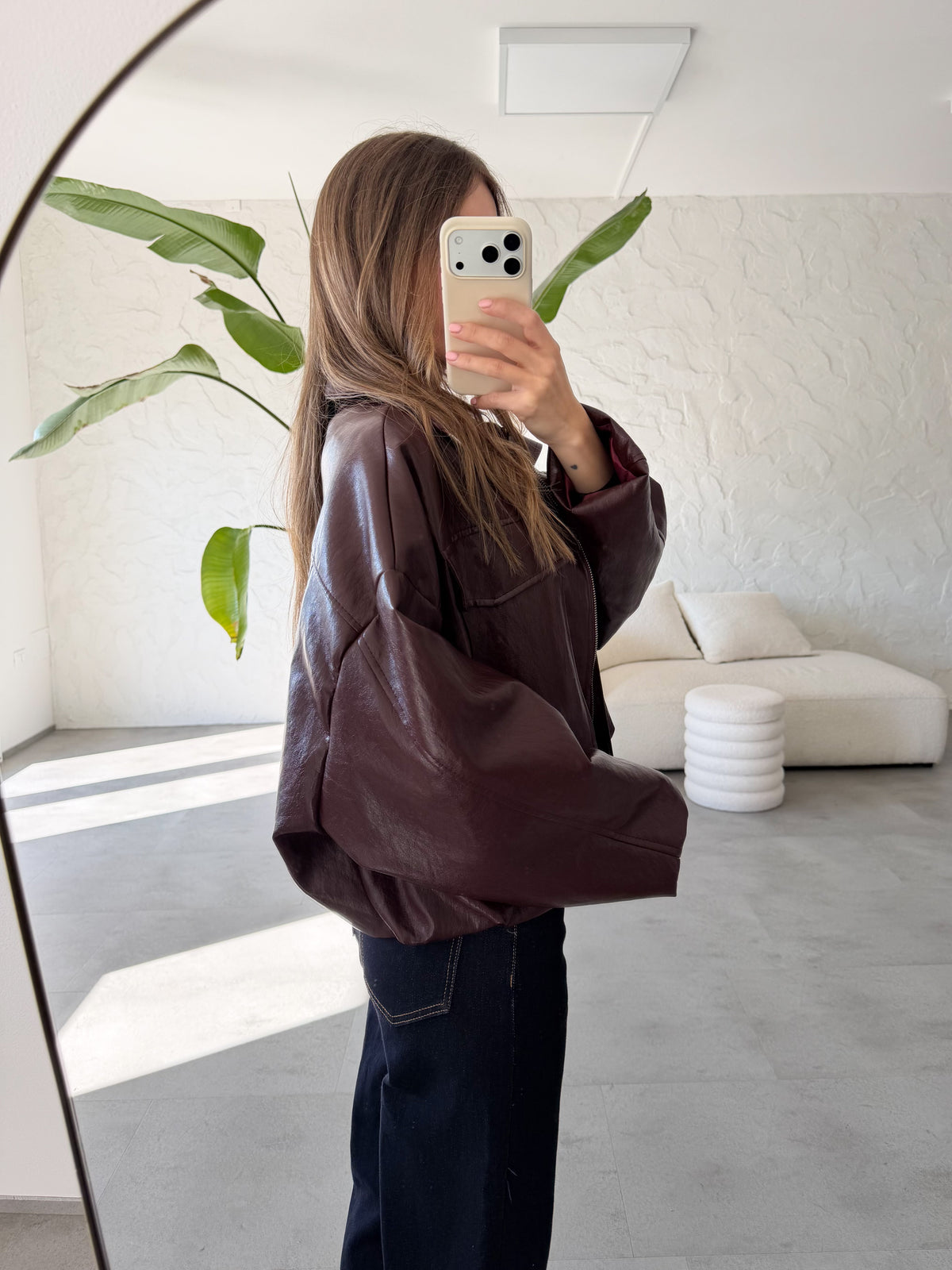 Bomber ecopelle tasche