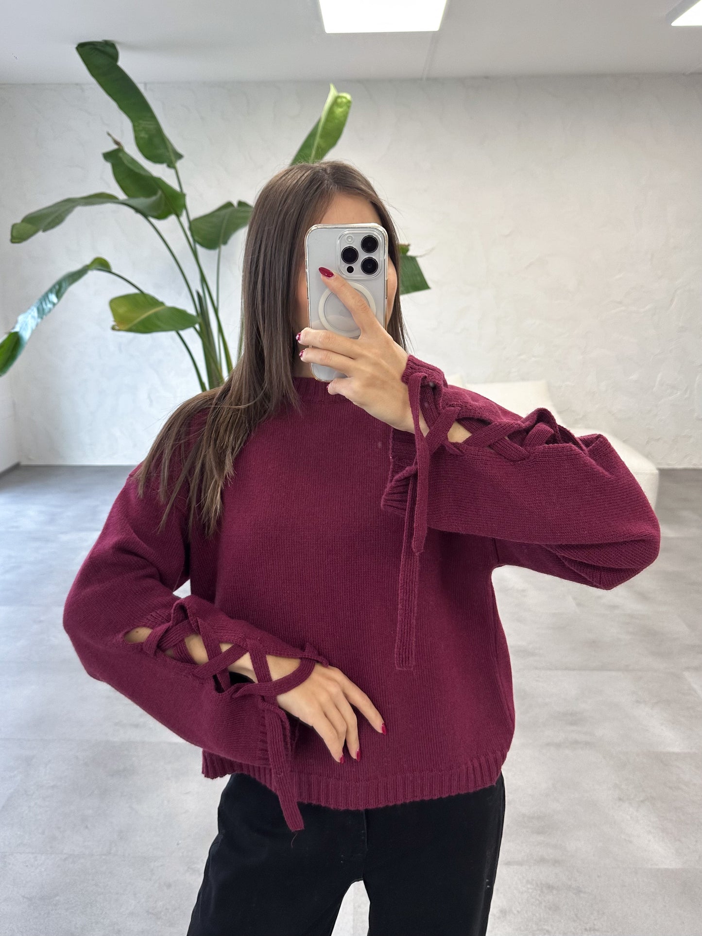 Maglione lacci Vicolo