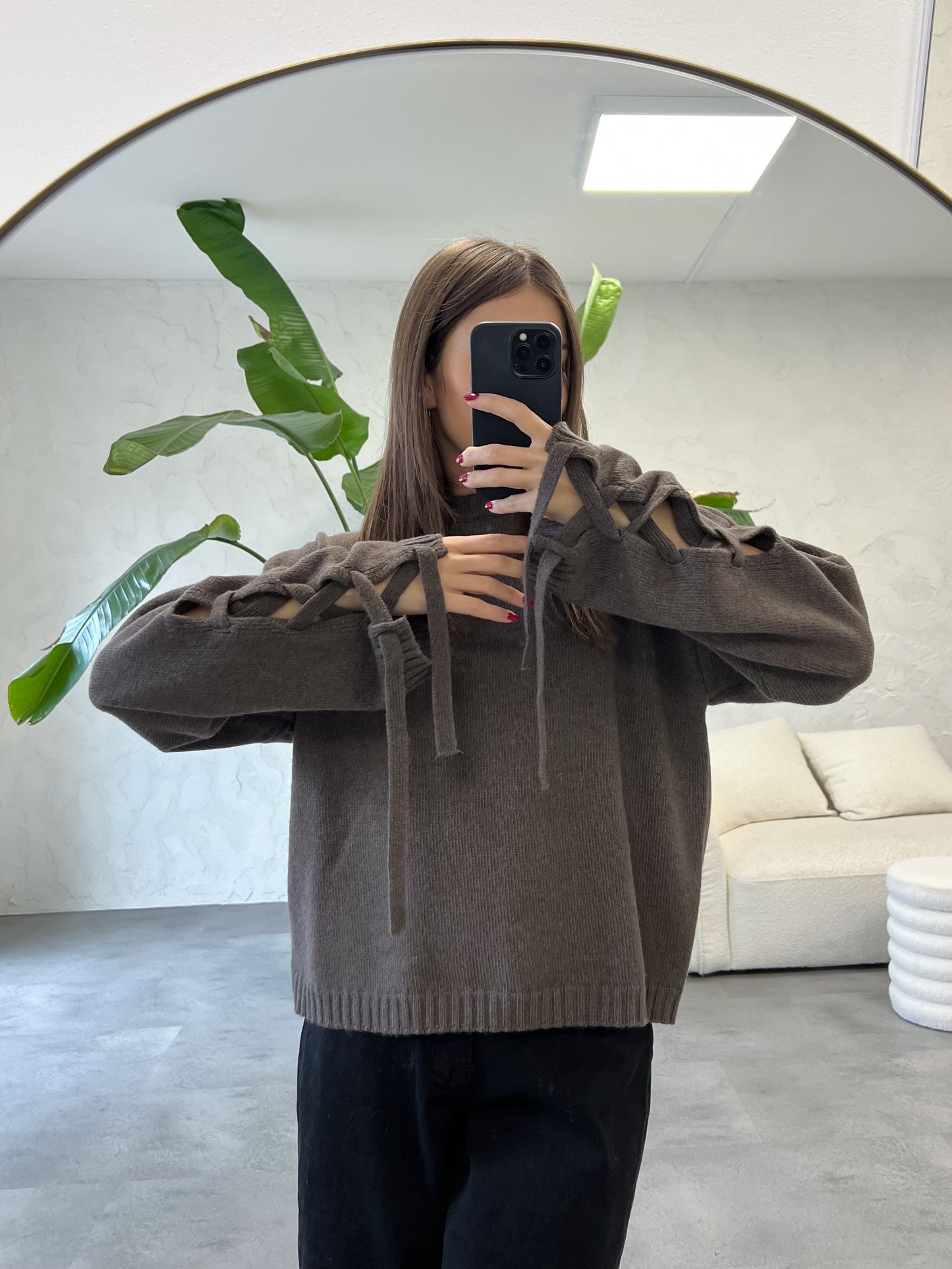 Maglione lacci Vicolo